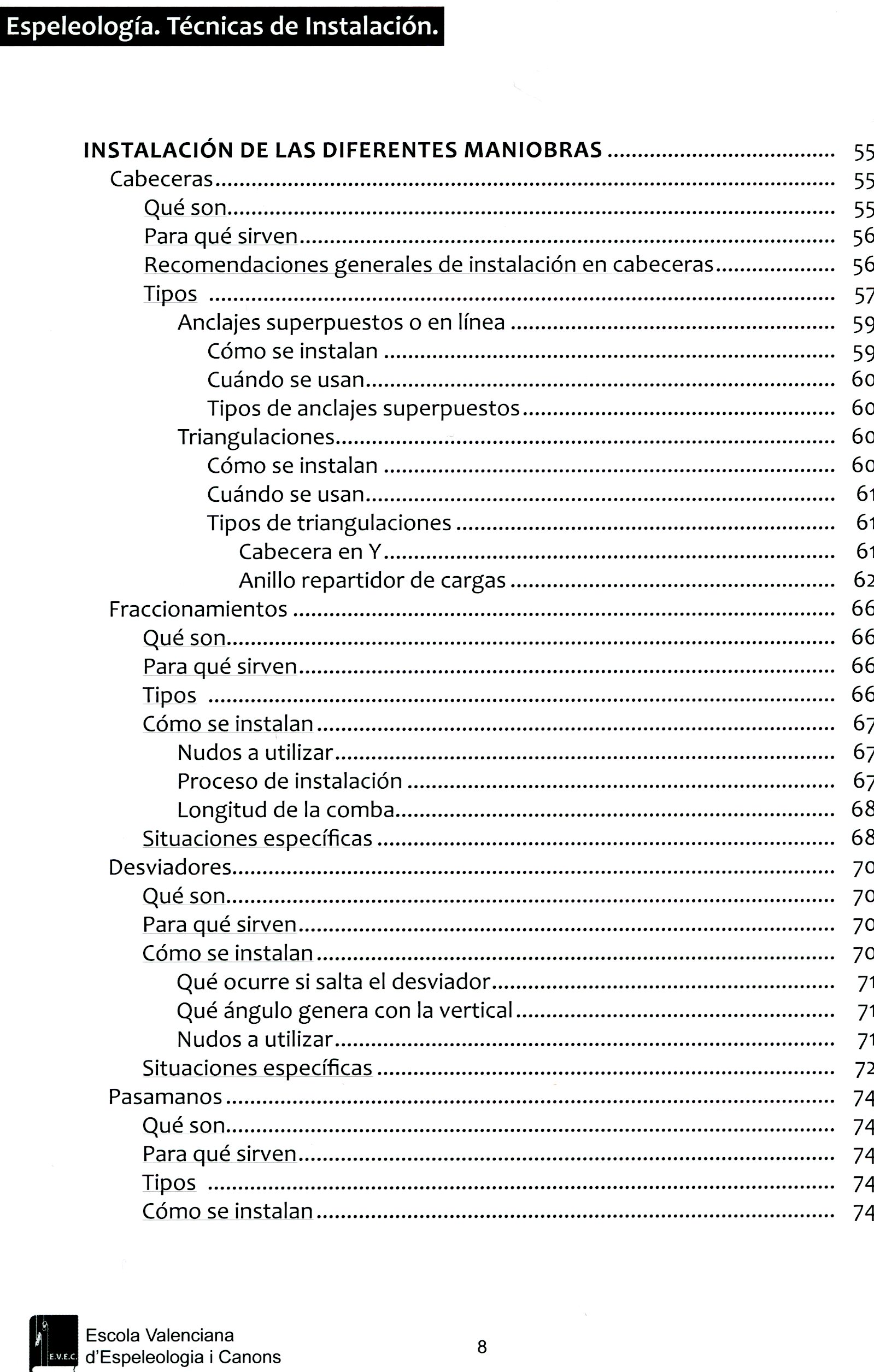 Cuadernos Técnicos : Espeleología técnicas de instalación - Miniatura 3