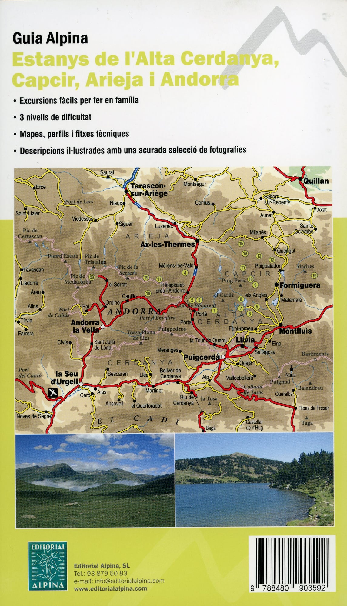 Estanys de l'Alta Cerdanya, Capcir, Arieja i Andorra. Excursions per a fer en família - Miniatura 3