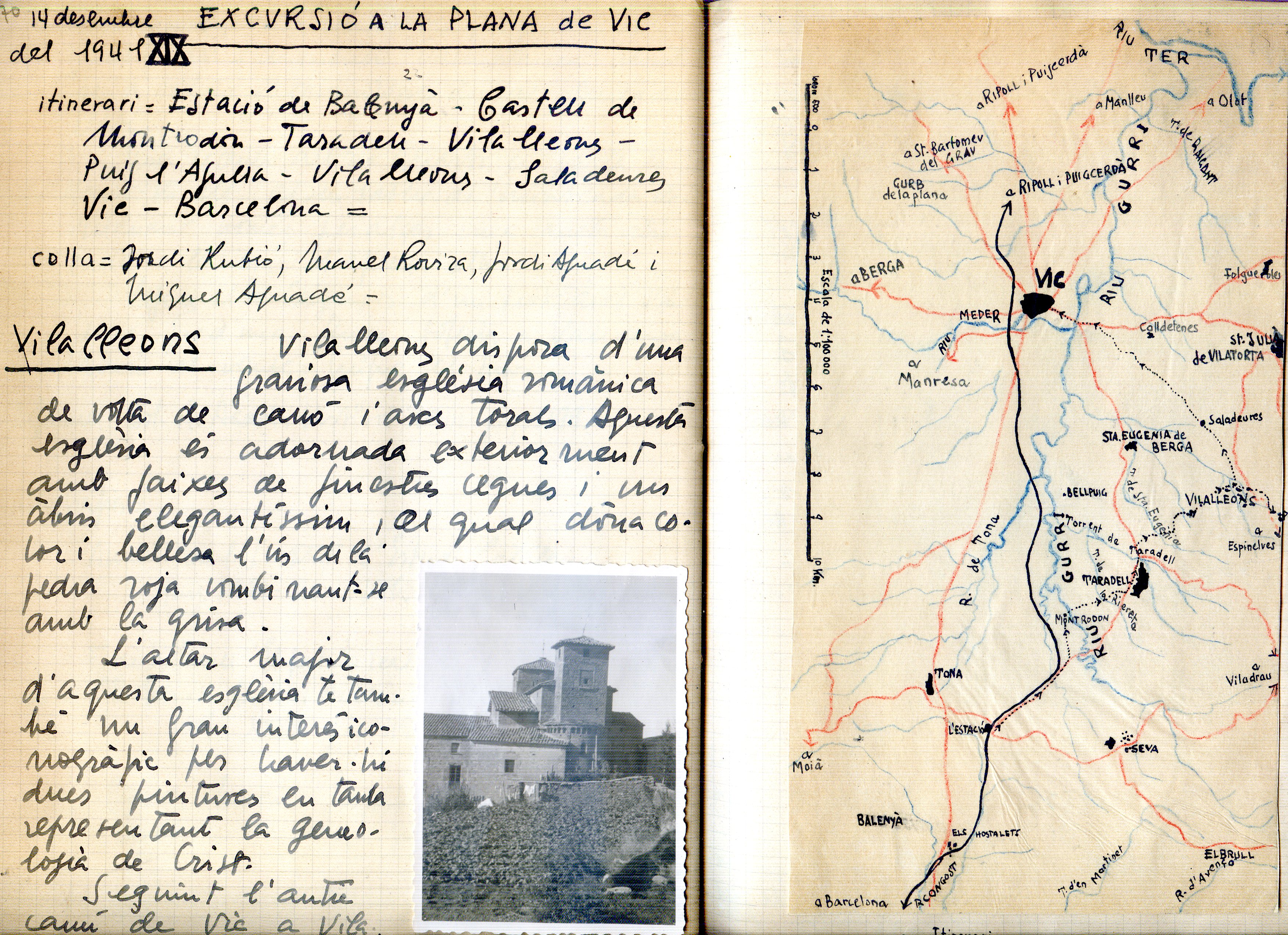 Excursions : Abril 1949 Agost 1952 : Febrer 1944 Agost 1946 - Miniatura 4