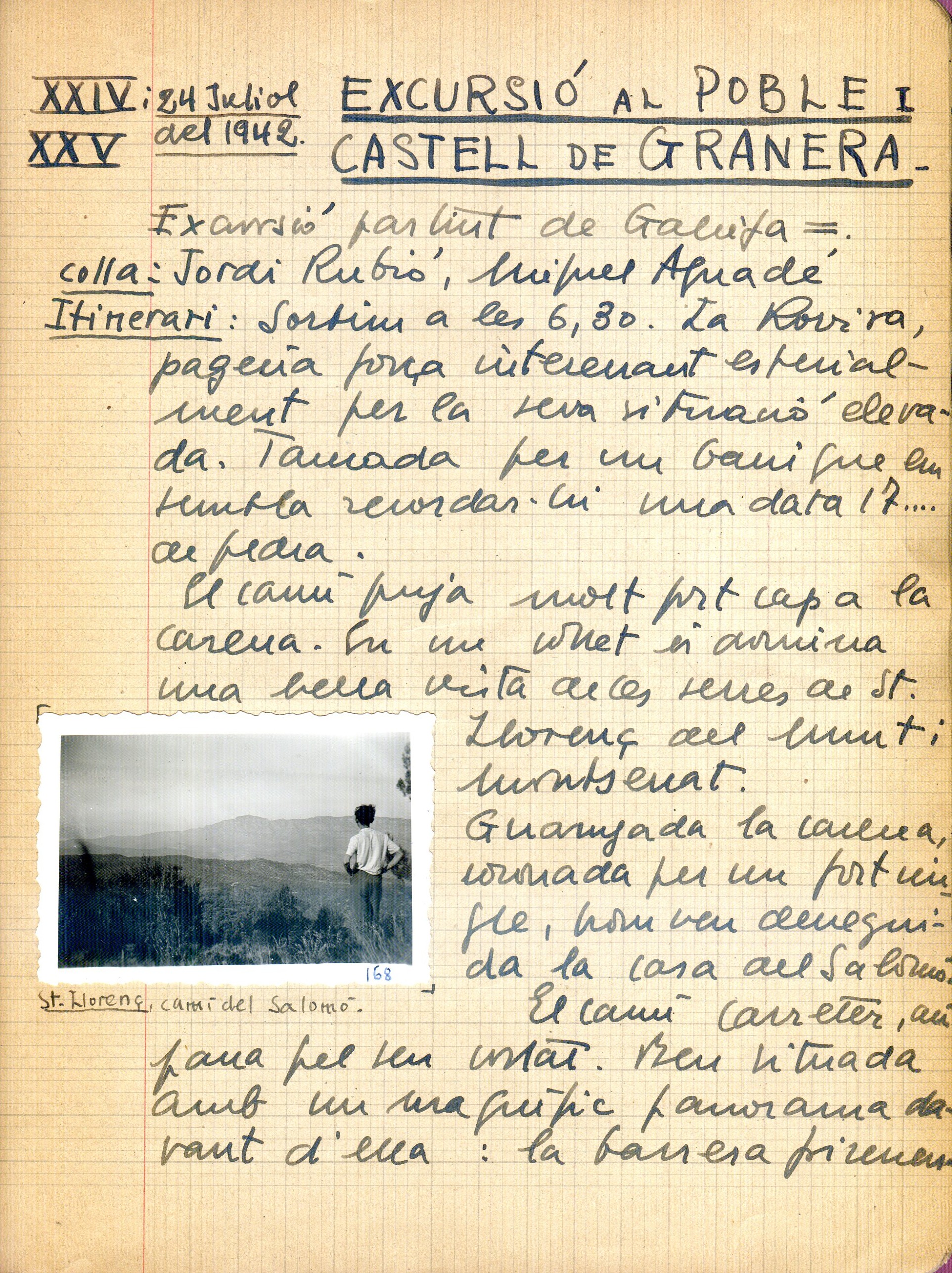 Excursions : Abril 1949 Agost 1952 : Febrer 1944 Agost 1946 - Miniatura 5