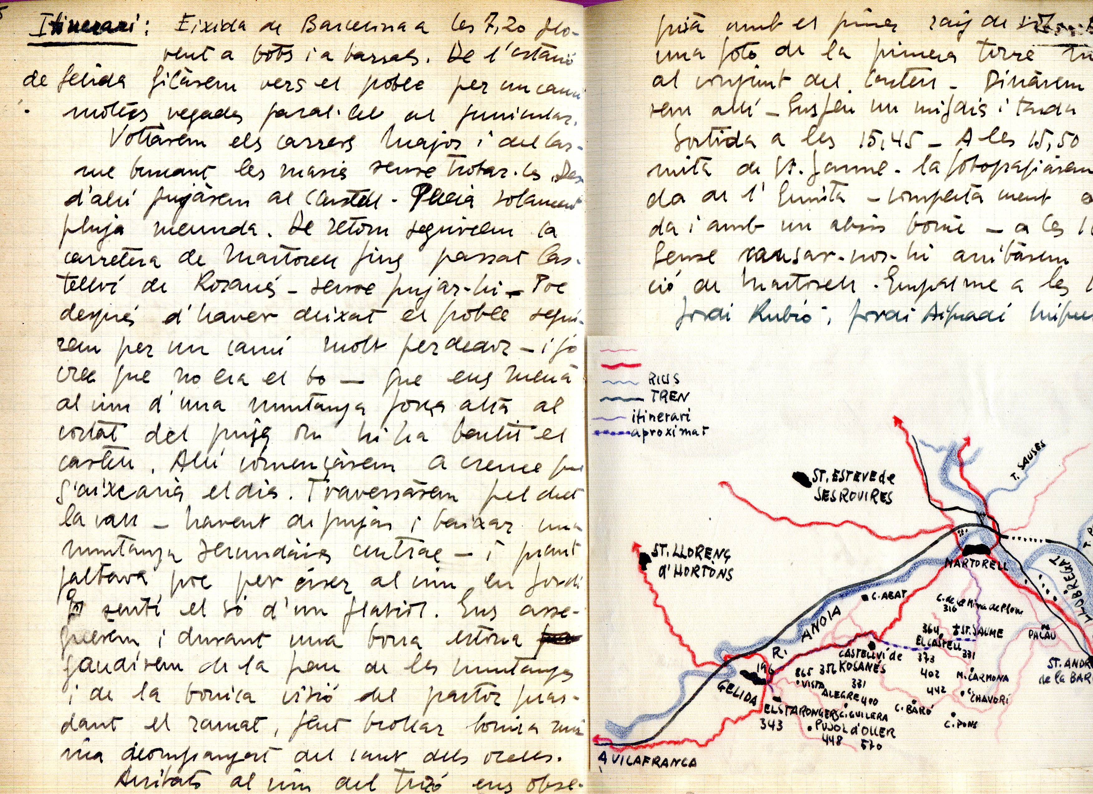 Excursions : Abril 1949 Agost 1952 : Febrer 1944 Agost 1946 - Miniatura 6