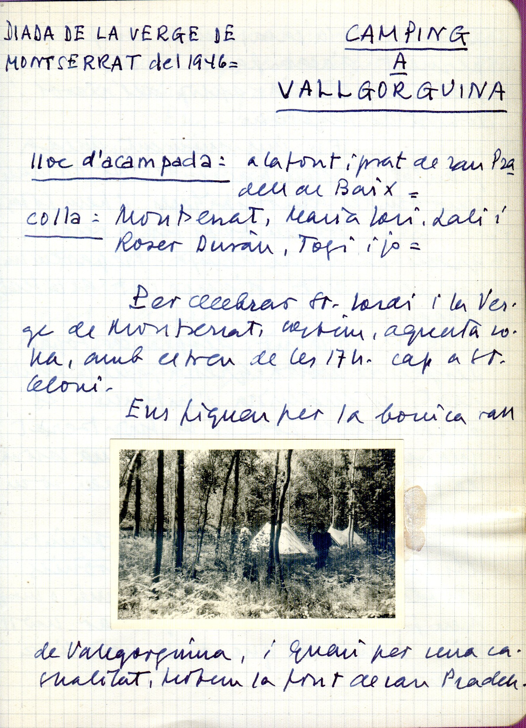 Excursions : Abril 1949 Agost 1952 : Febrer 1944 Agost 1946 - Miniatura 8