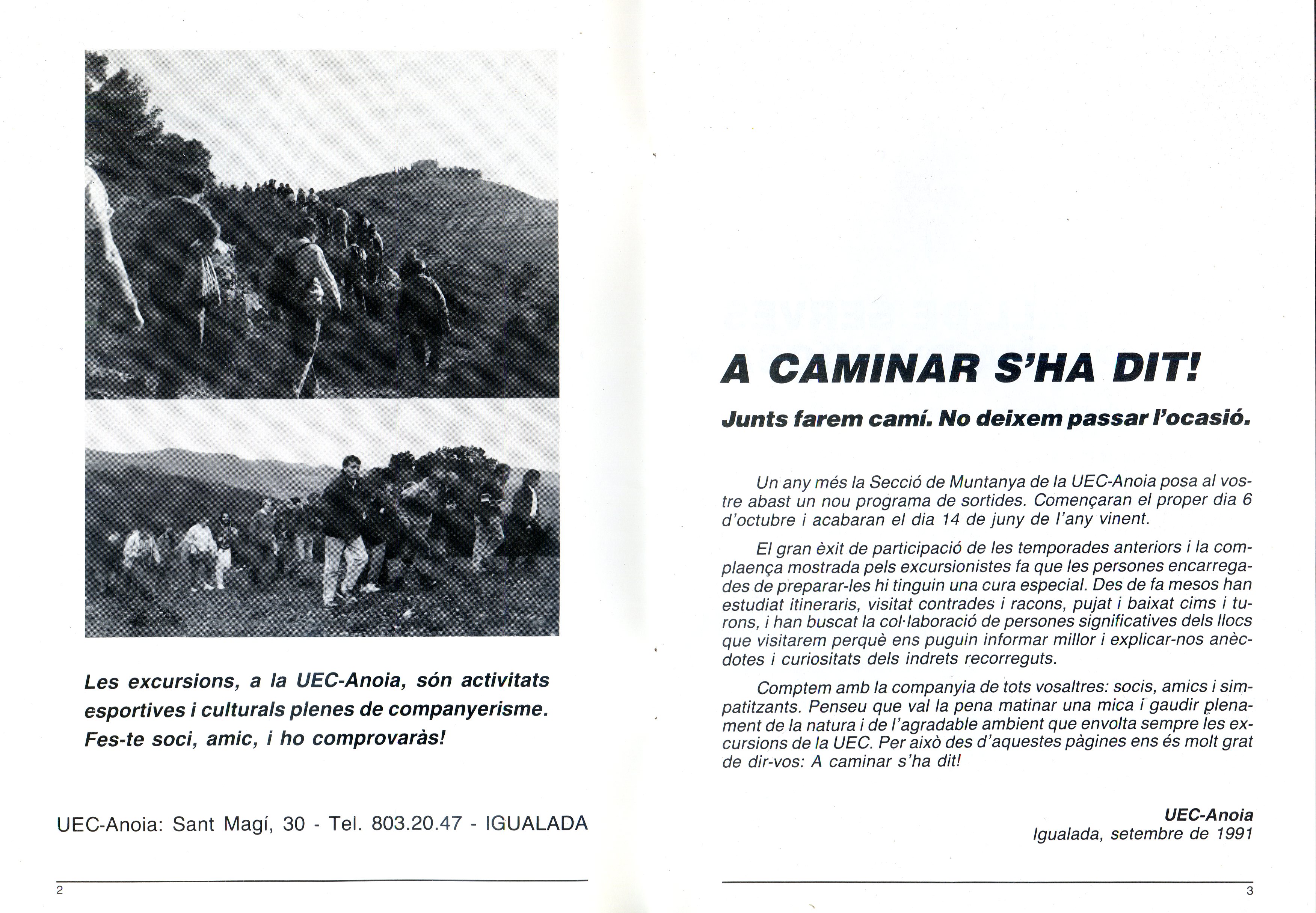 Excursions temporada 1991-1992 - Miniatura 2