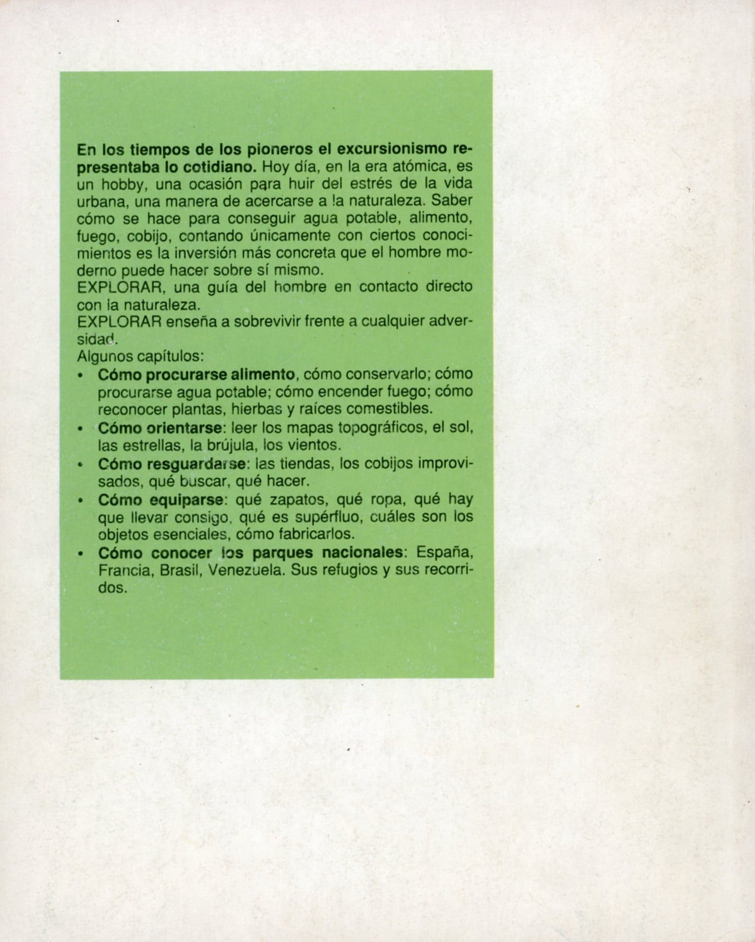 Explorar : Manual de: Excursionismo, superviviencia, camping - Miniatura 4