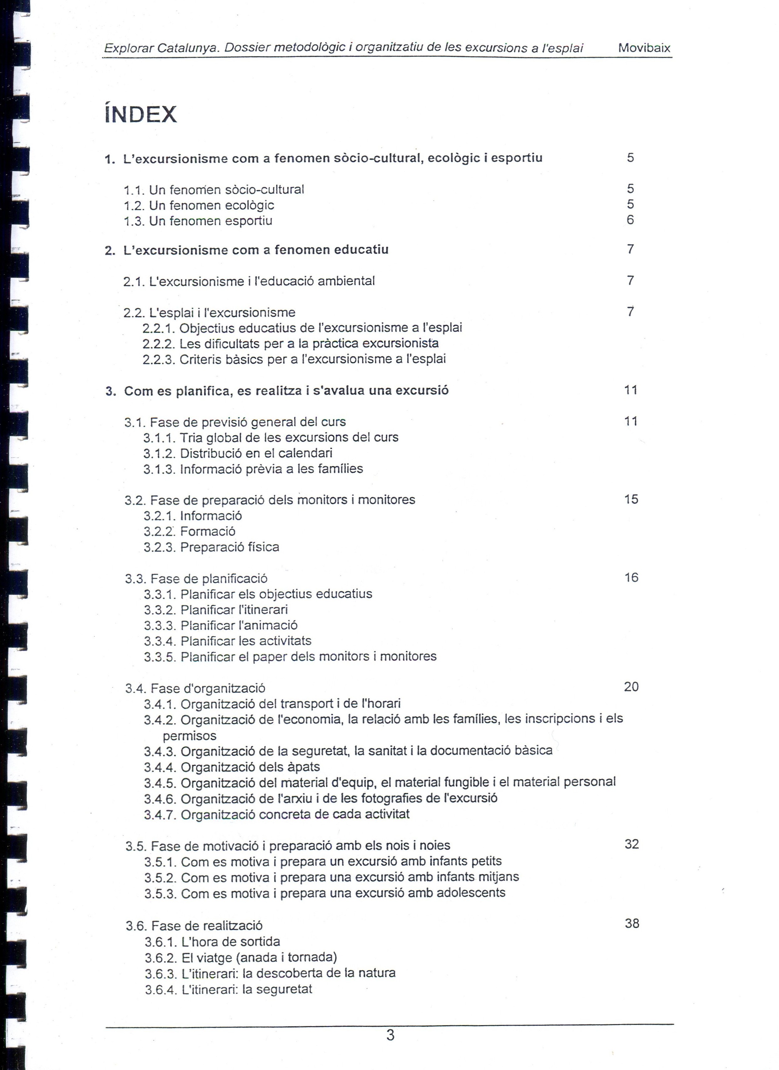 Explorar Catalunya : Dossier metodològic i organitzador de les excursions de l'esplai - Miniatura 2
