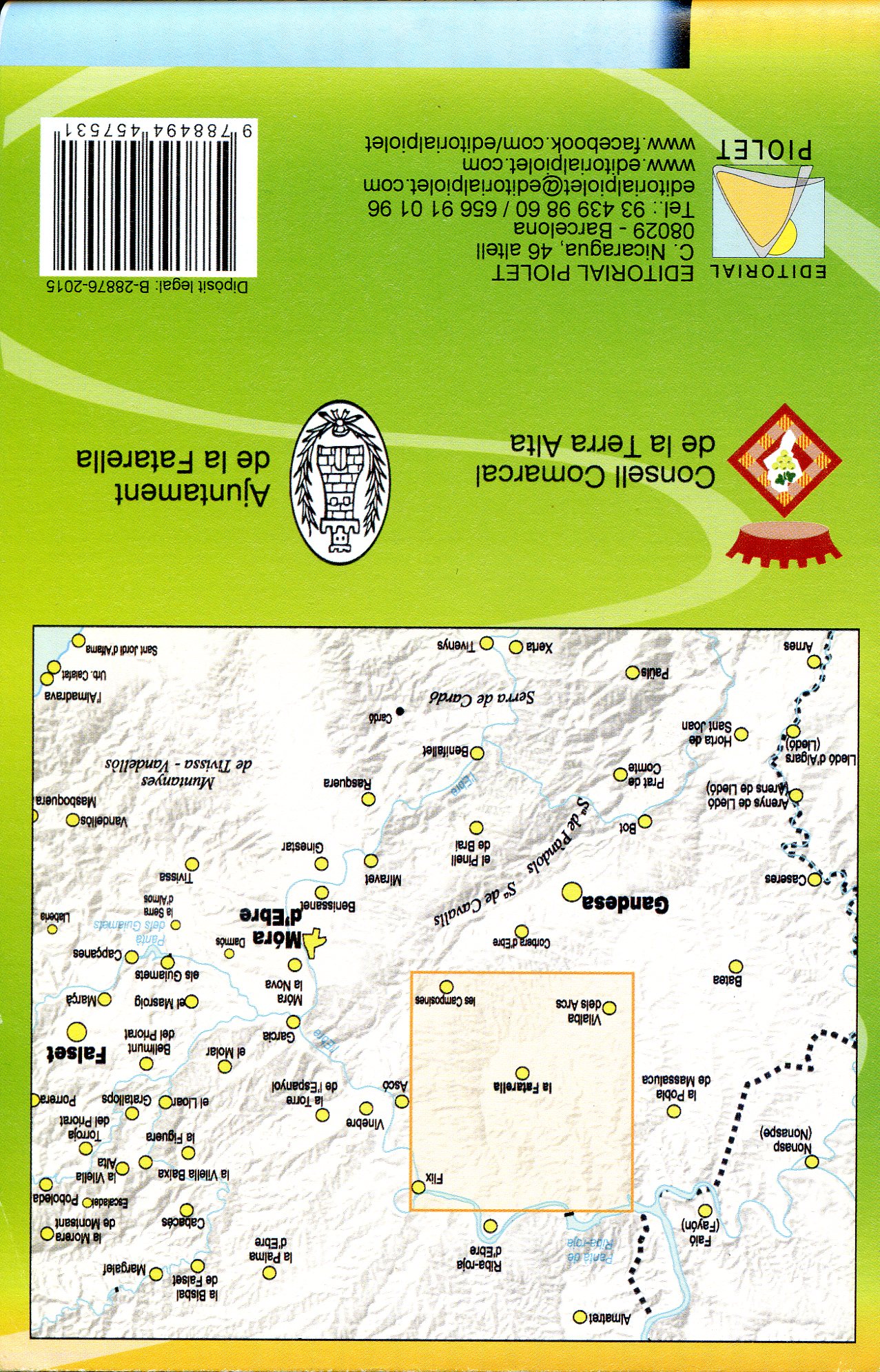 Camins ramaders de la Fatarella : Terra Alta : Escala 1:20.000 - Miniatura 2