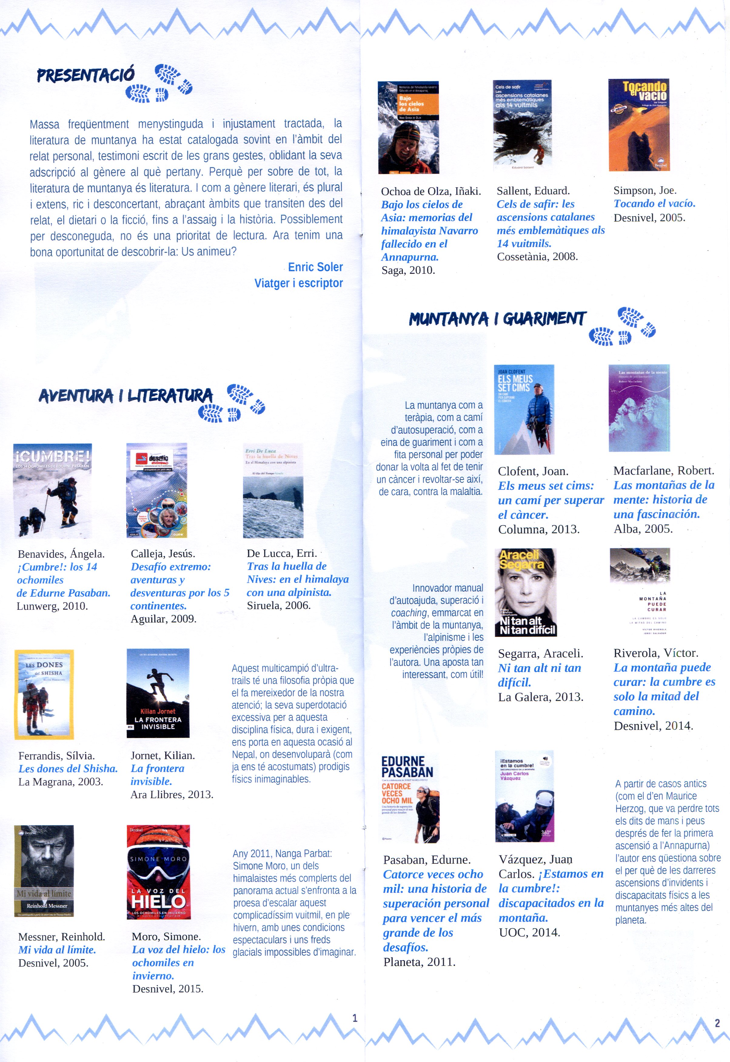 Fins al cim! : Principals fites literàries de muntanya : De casa nostra i de terra enllà - Miniatura 2