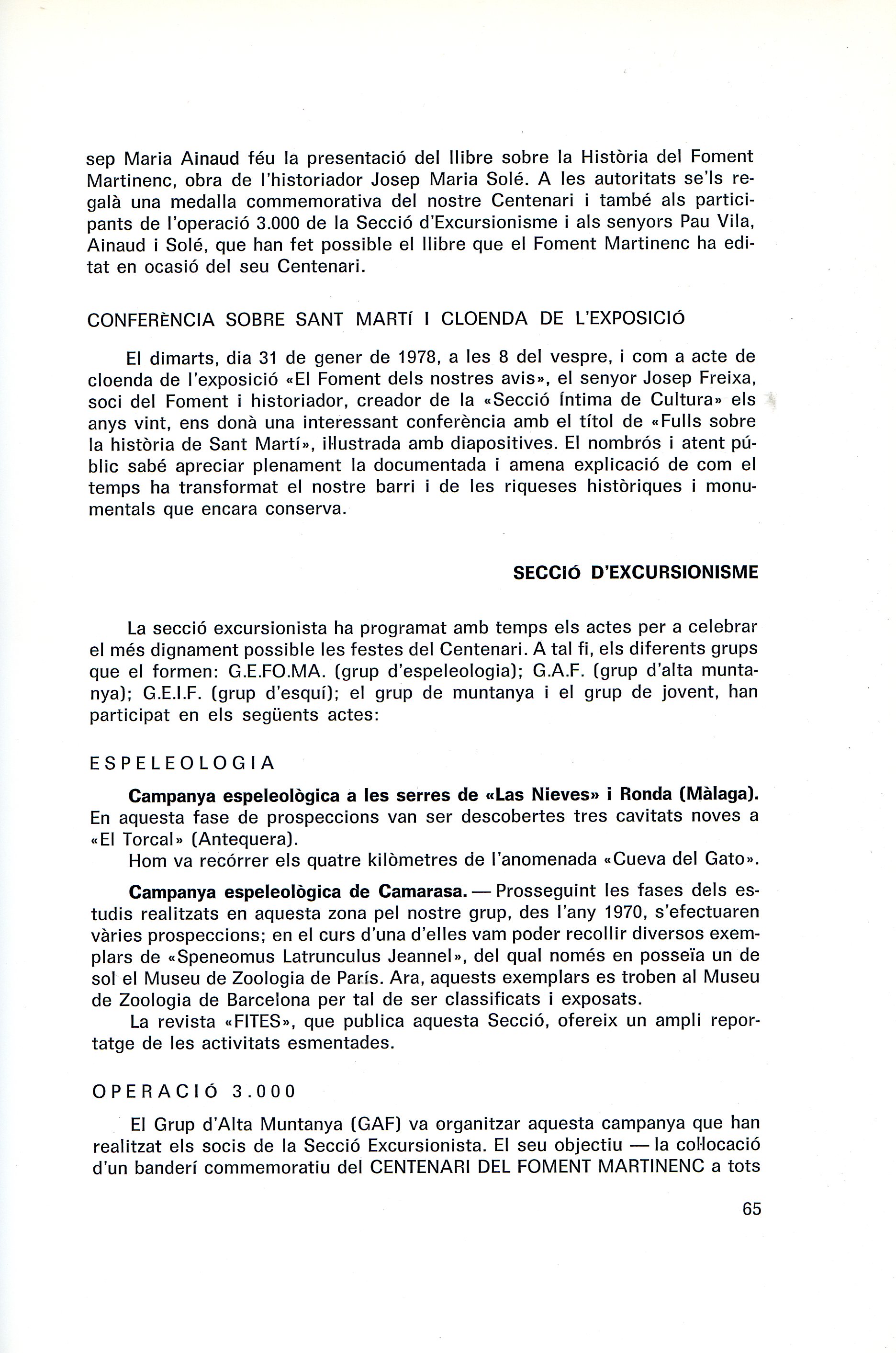 Història del Foment Martinenc 1877-1977 - Miniatura 6