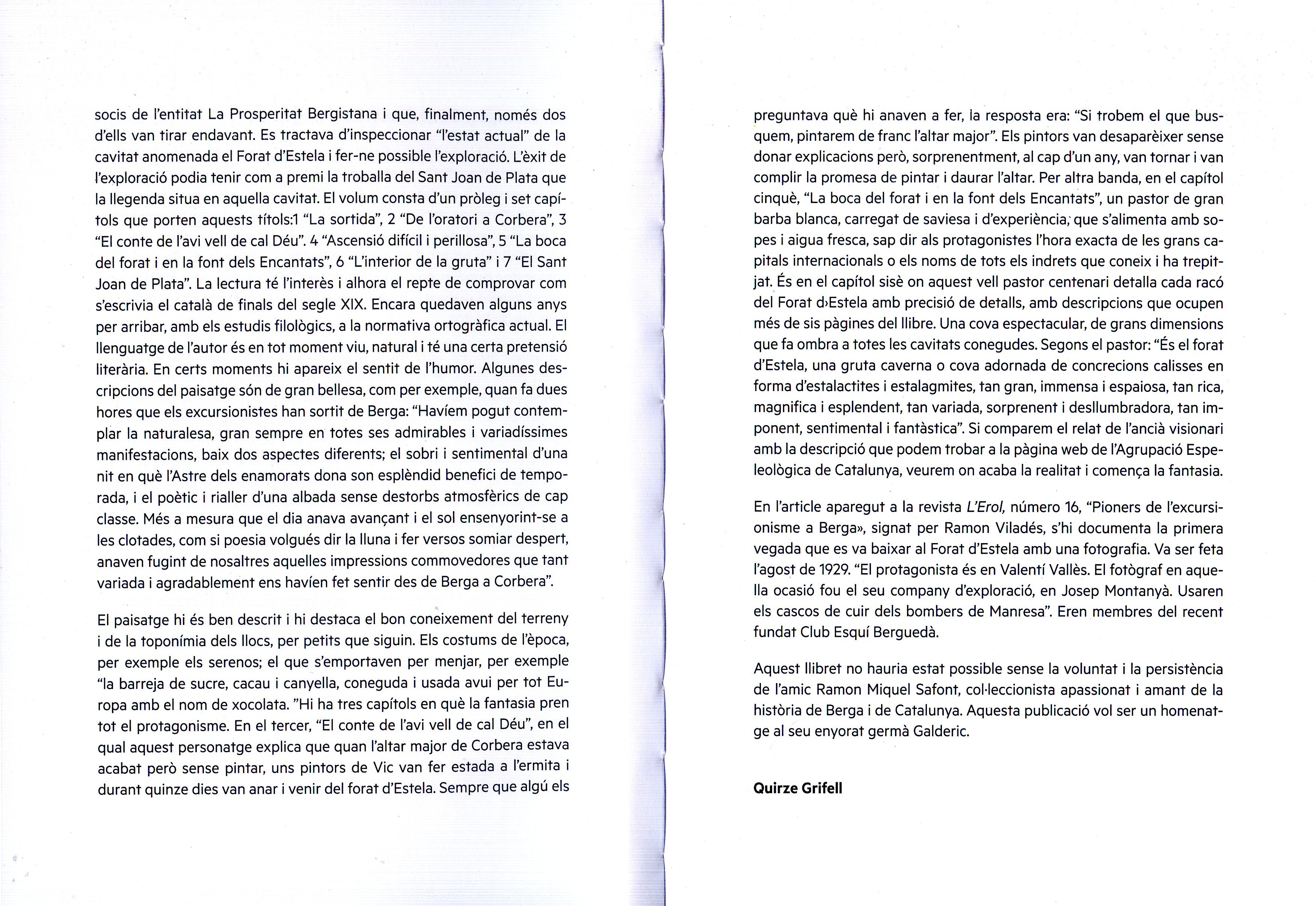 forat d'Estela, Lo : Entreteniment historich-poetich-fantastich escrit ab ploma robellada d'en nou en npu, y ajustada á la tradició del pahís per un excursionista - Miniatura 3