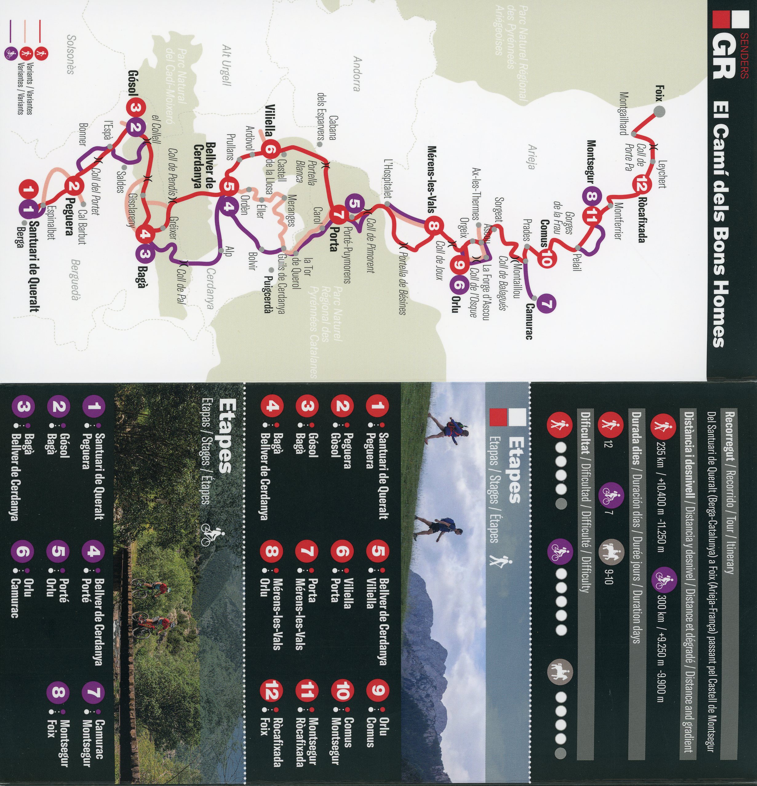 GR 107 : El Camí dels Bons Homes : Berga Foix - Miniatura 2