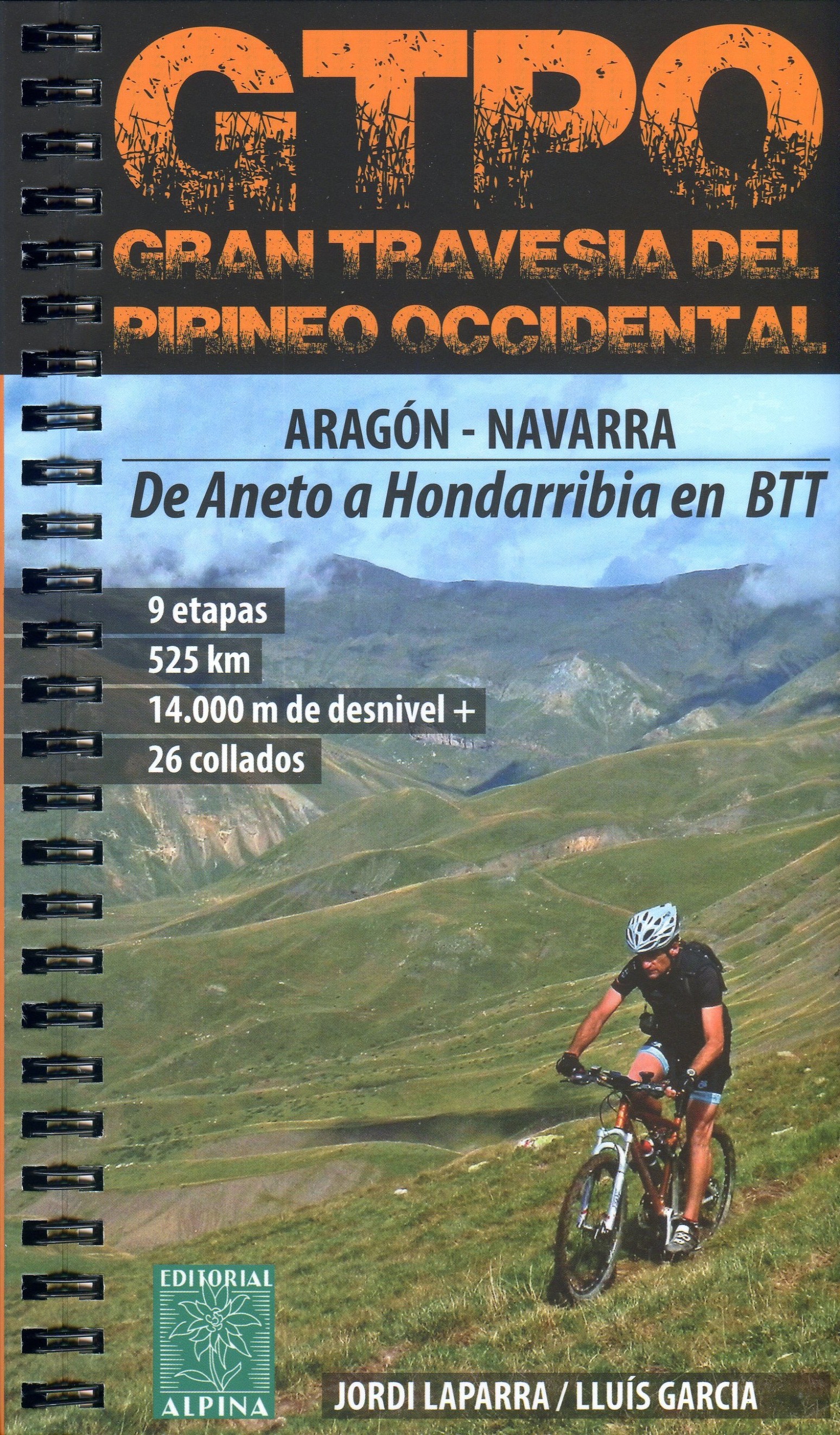 GTPO Gran Travesia del Pirineo Occidental : Aragón - Navarra : De Aneto a Hondarribia en BTT - Miniatura 2