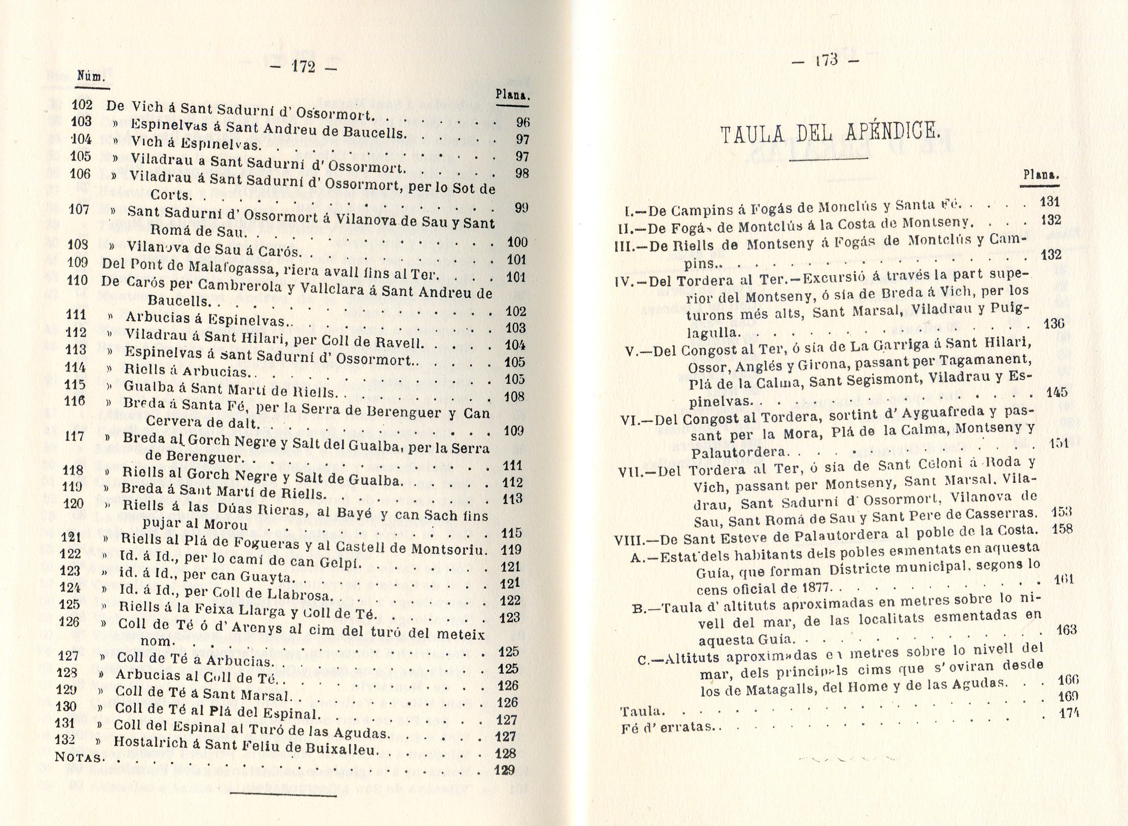Guia general de las montanyas de la regió del Montseny ab totas sas derivacions, inclús las Guillerías, del Ter fins al Congost, Mogent y Tordera, dividida en 132 itineraris y un apéndice - Miniatura 4