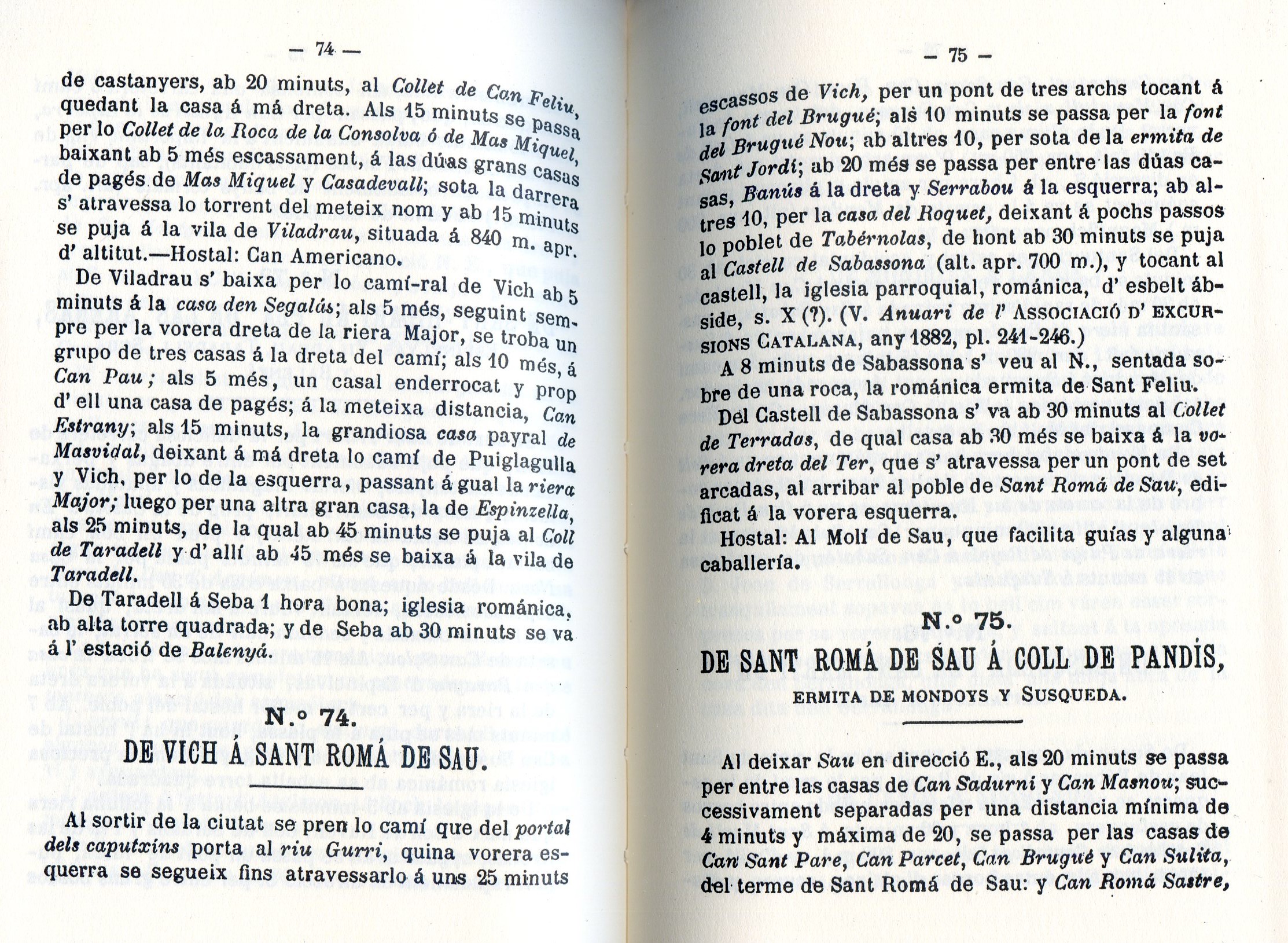 Guia general de las montanyas de la regió del Montseny ab totas sas derivacions, inclús las Guillerías, del Ter fins al Congost, Mogent y Tordera, dividida en 132 itineraris y un apéndice - Miniatura 5