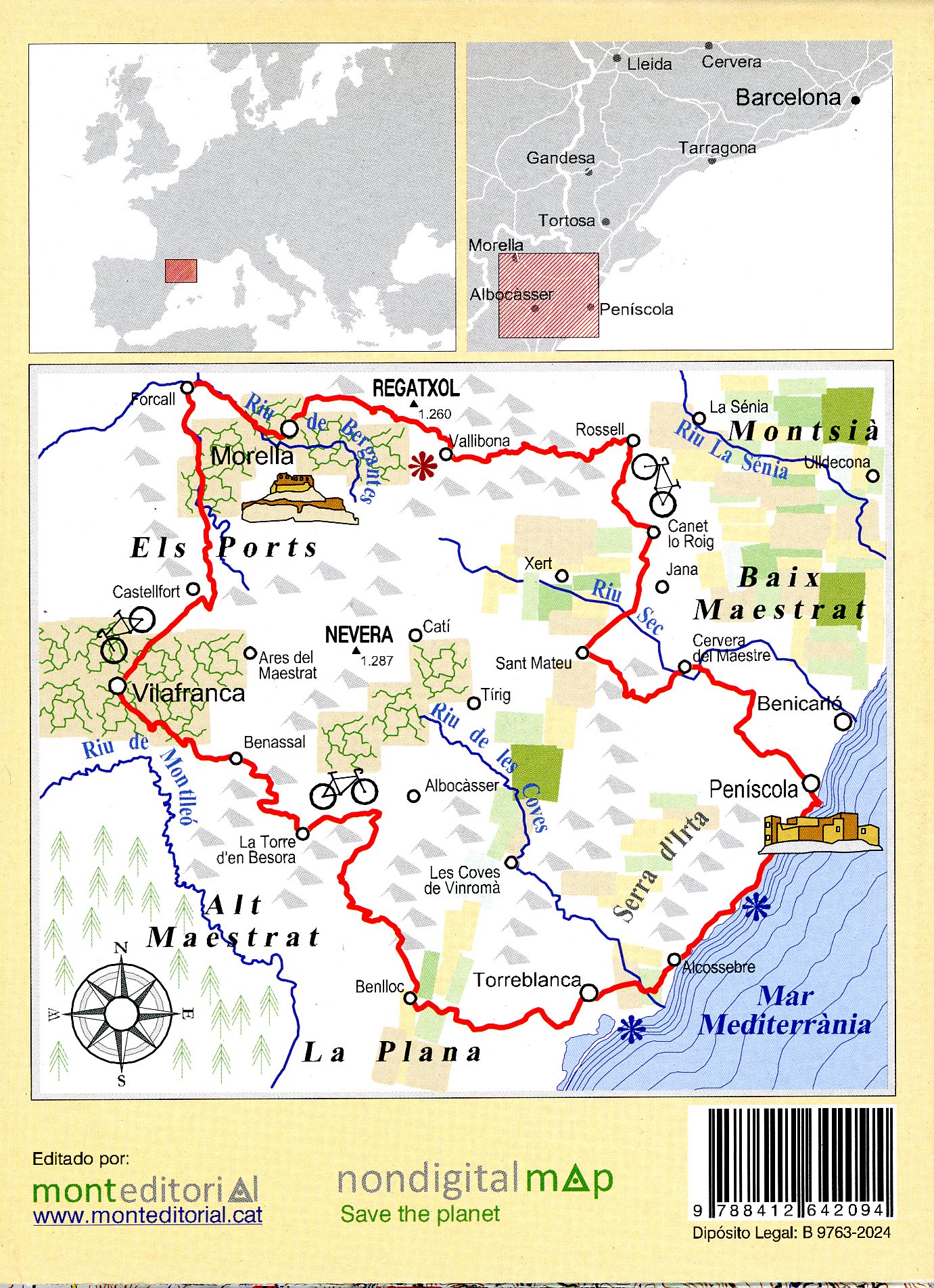 Grand Gravel : Maestrat Ports de Morella : Peníscola · Morella · Serra d'Irta - Miniatura 2
