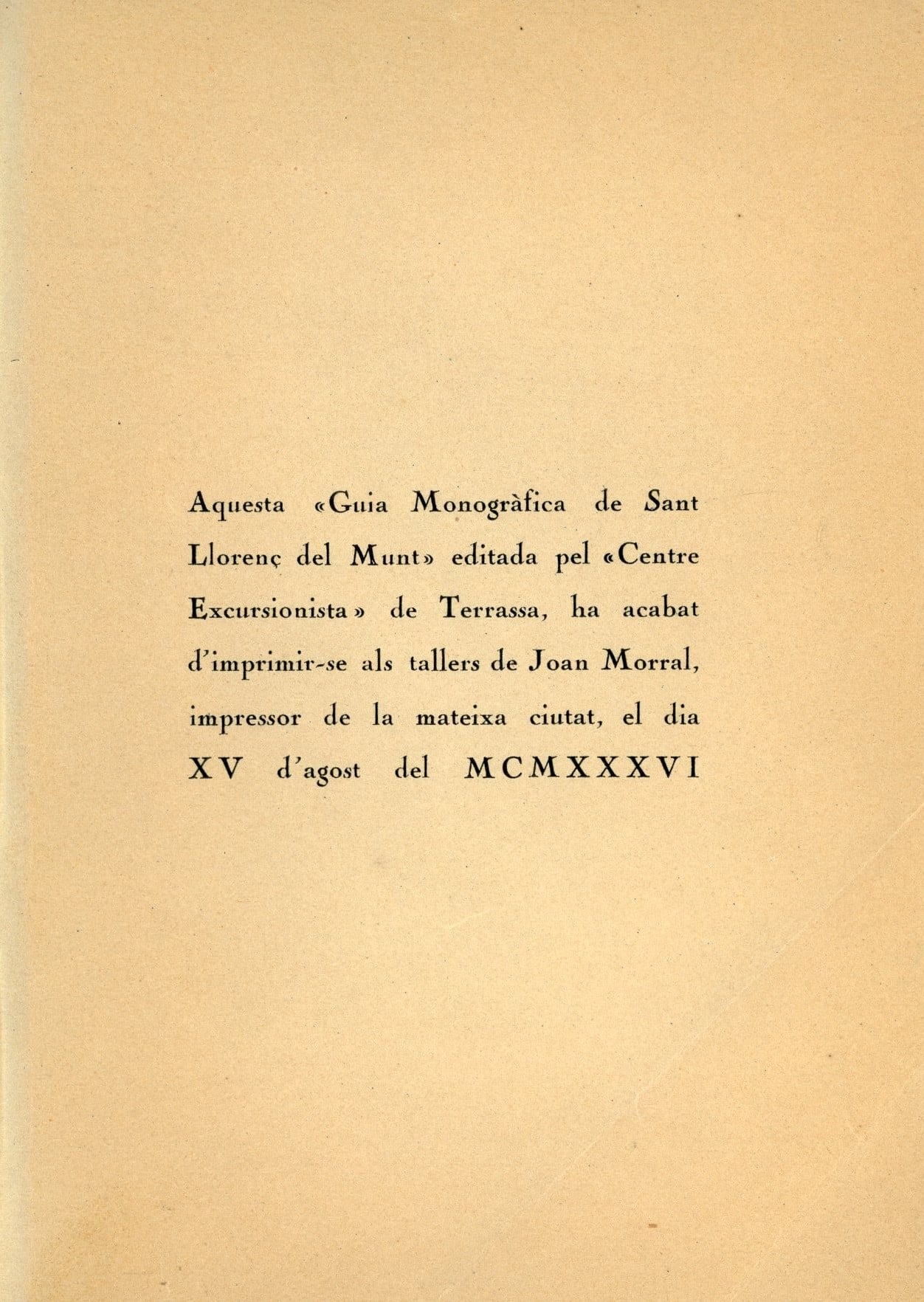 Guia monogràfica de Sant Llorenç del Munt - Miniatura 4