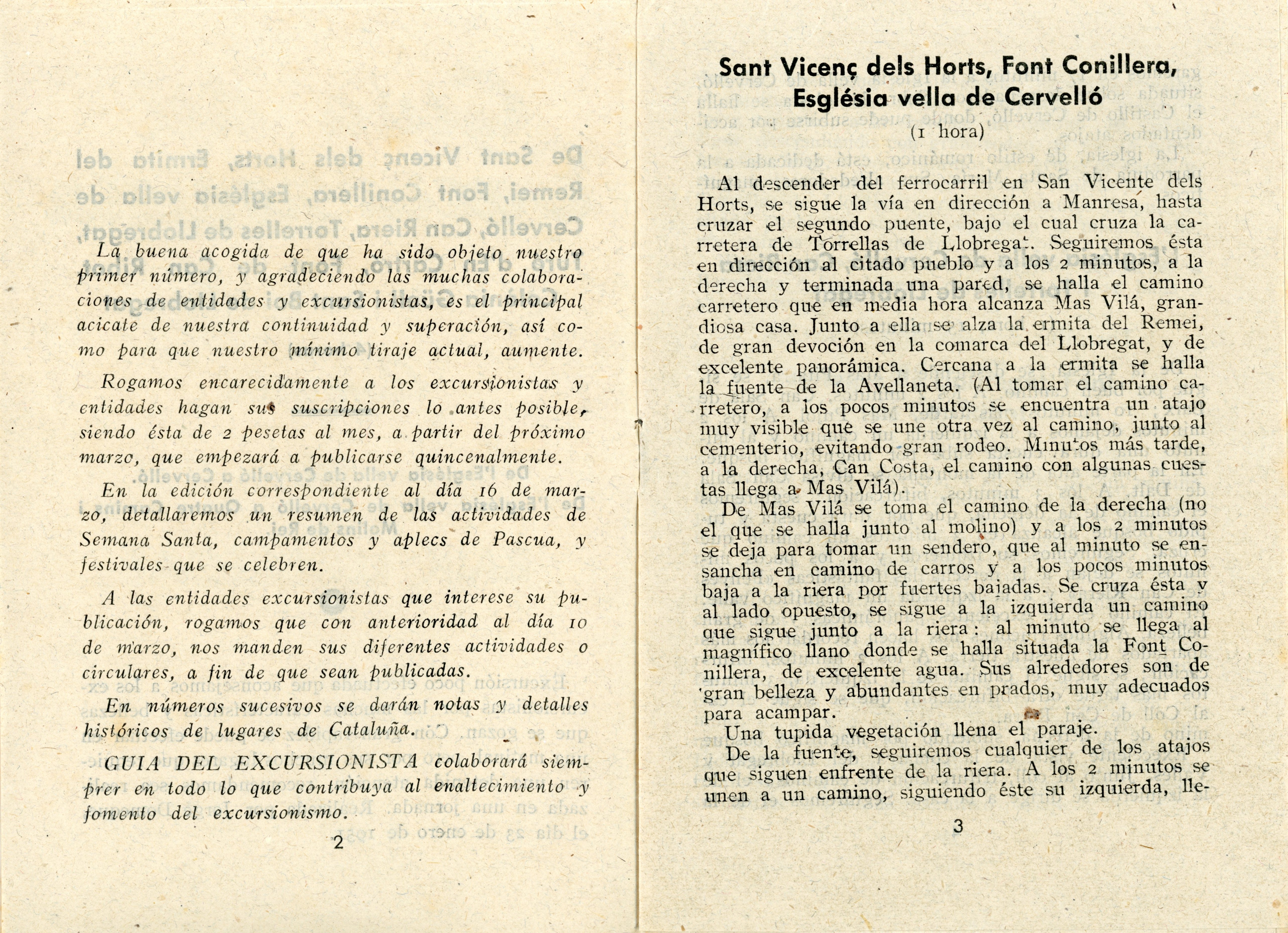 Guía del Excursionista : Comarca del Baix Llobregat - Miniatura 2