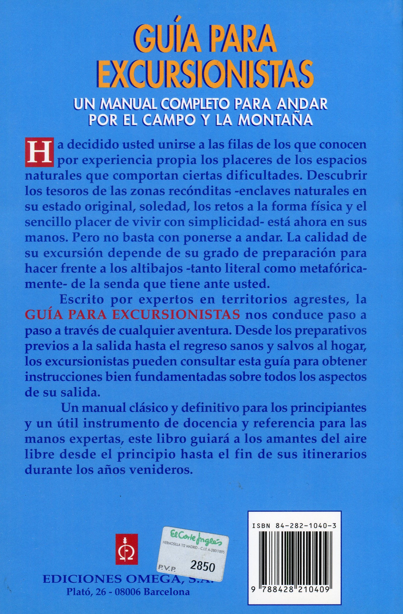 Guía para excursionistas : Un manual completo para andar por el campo y la montaña : The San Diego Chapter of The Sierra Club - Miniatura 2