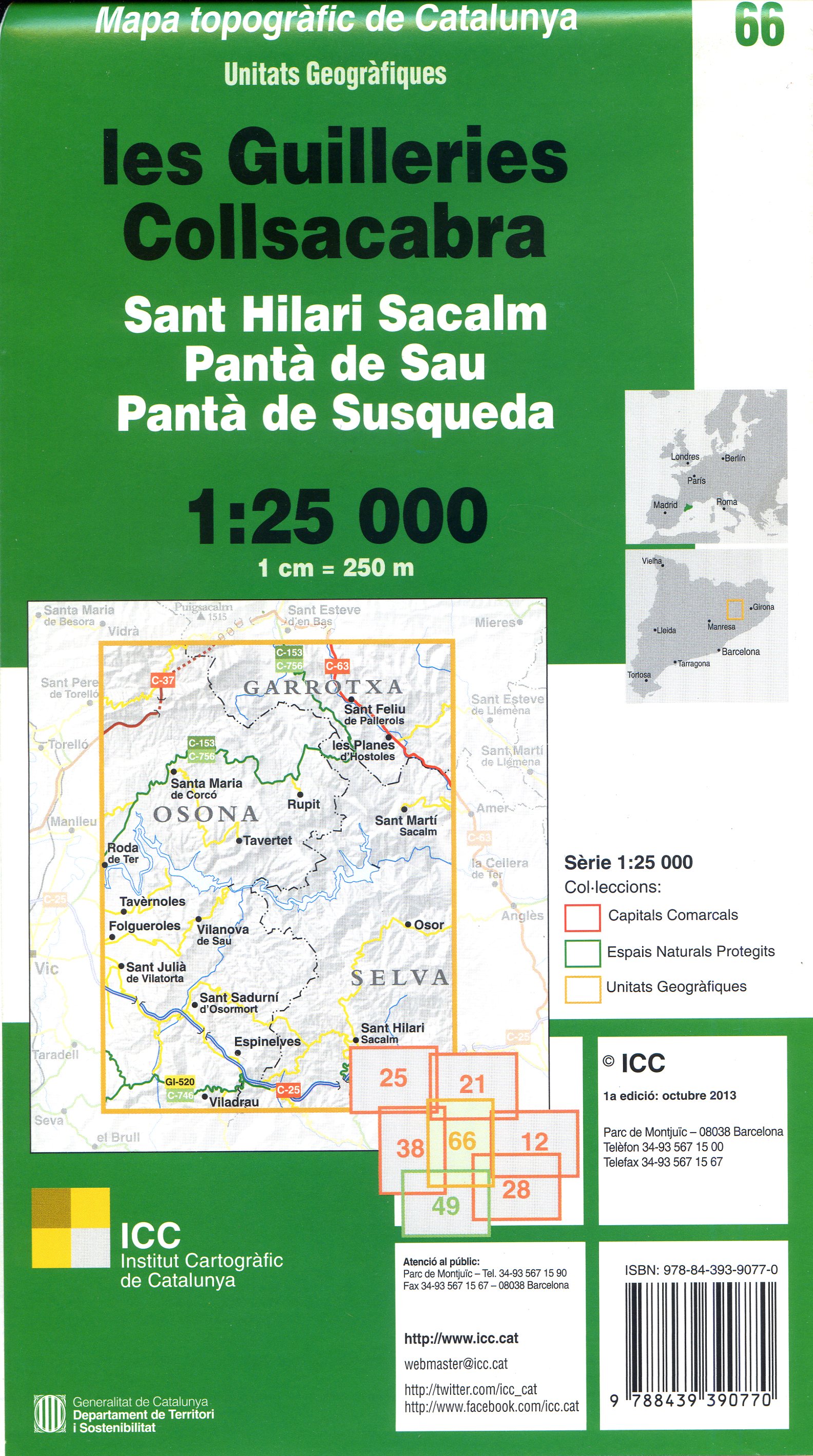 Guilleries, Les Collsacabra : Sant Hilari Sacalm : Pantà de Sau : Pantà de Susqueda - Miniatura 2