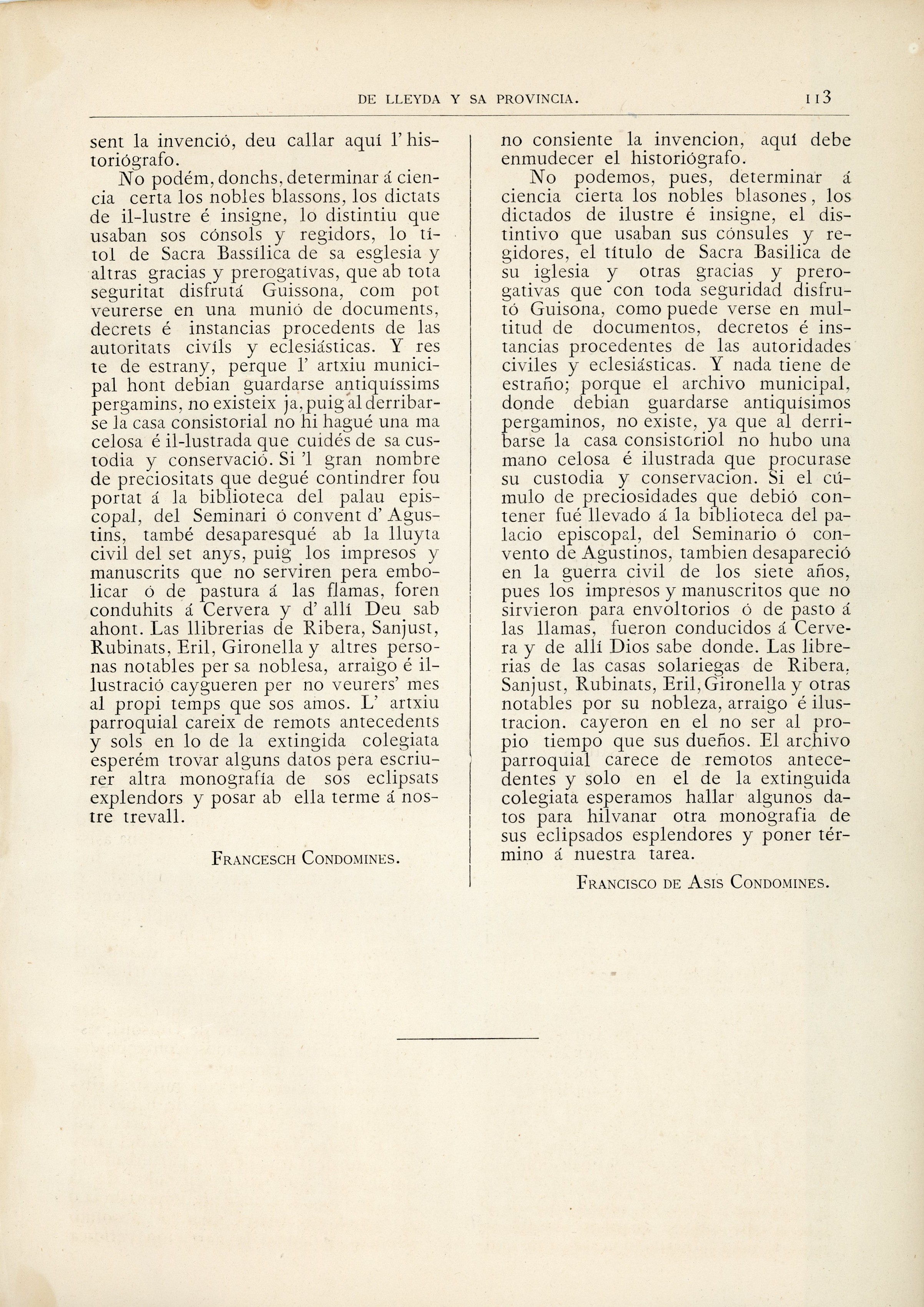 Guissona : Album histórich pintoresch y monumental de Lleyda y sa provincia - Miniatura 4