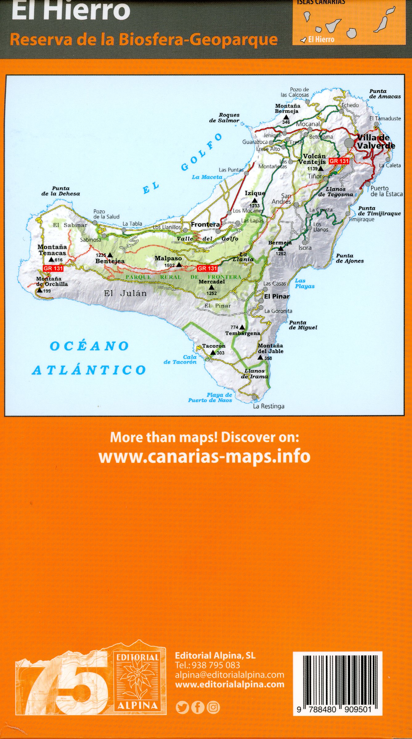 Hierro, El :  Reserva de la Biosfera-Geoparque - Miniatura 2
