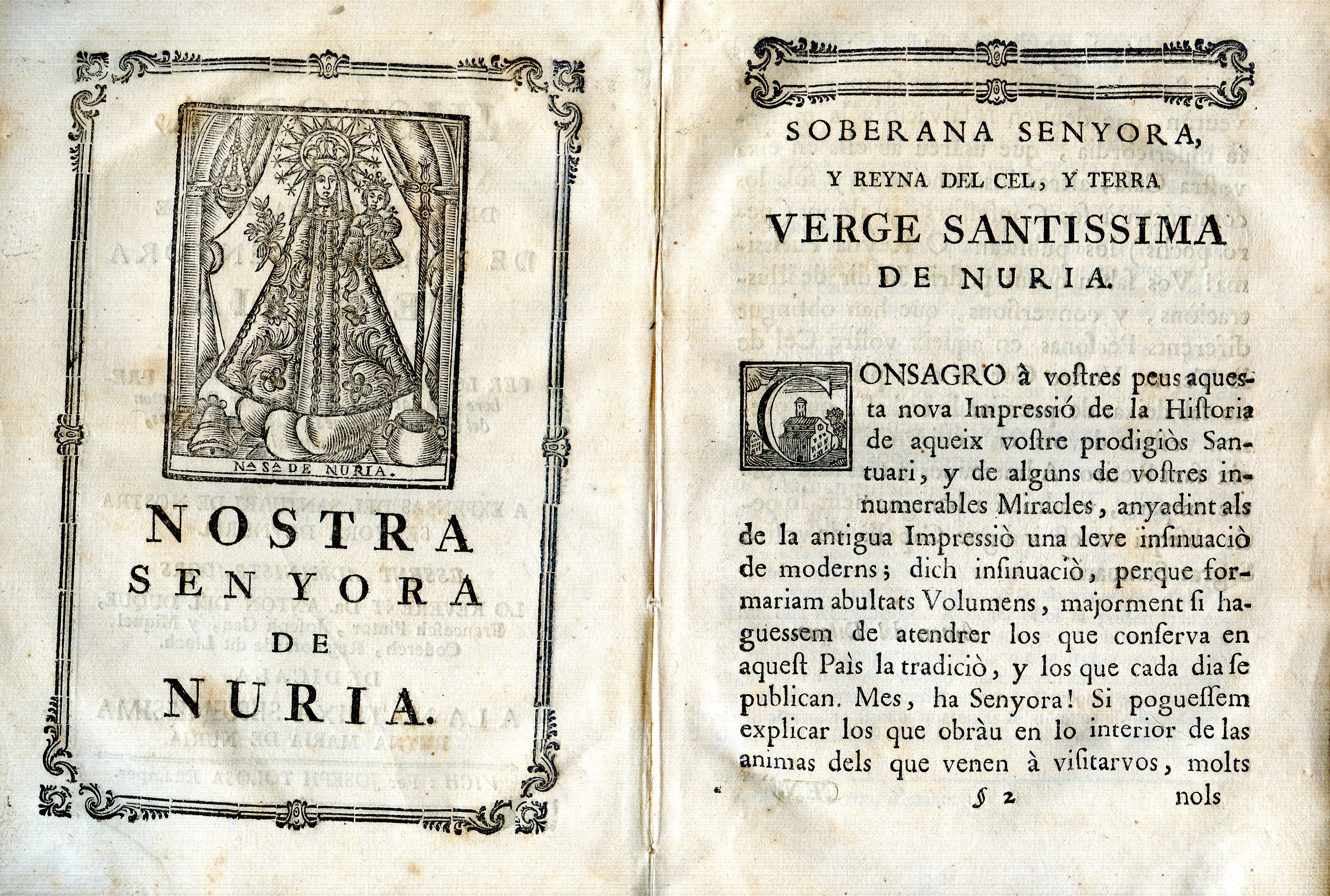 Història, y miracles de la sagrada imatge de nostra senyora de Nuria - Miniatura 2
