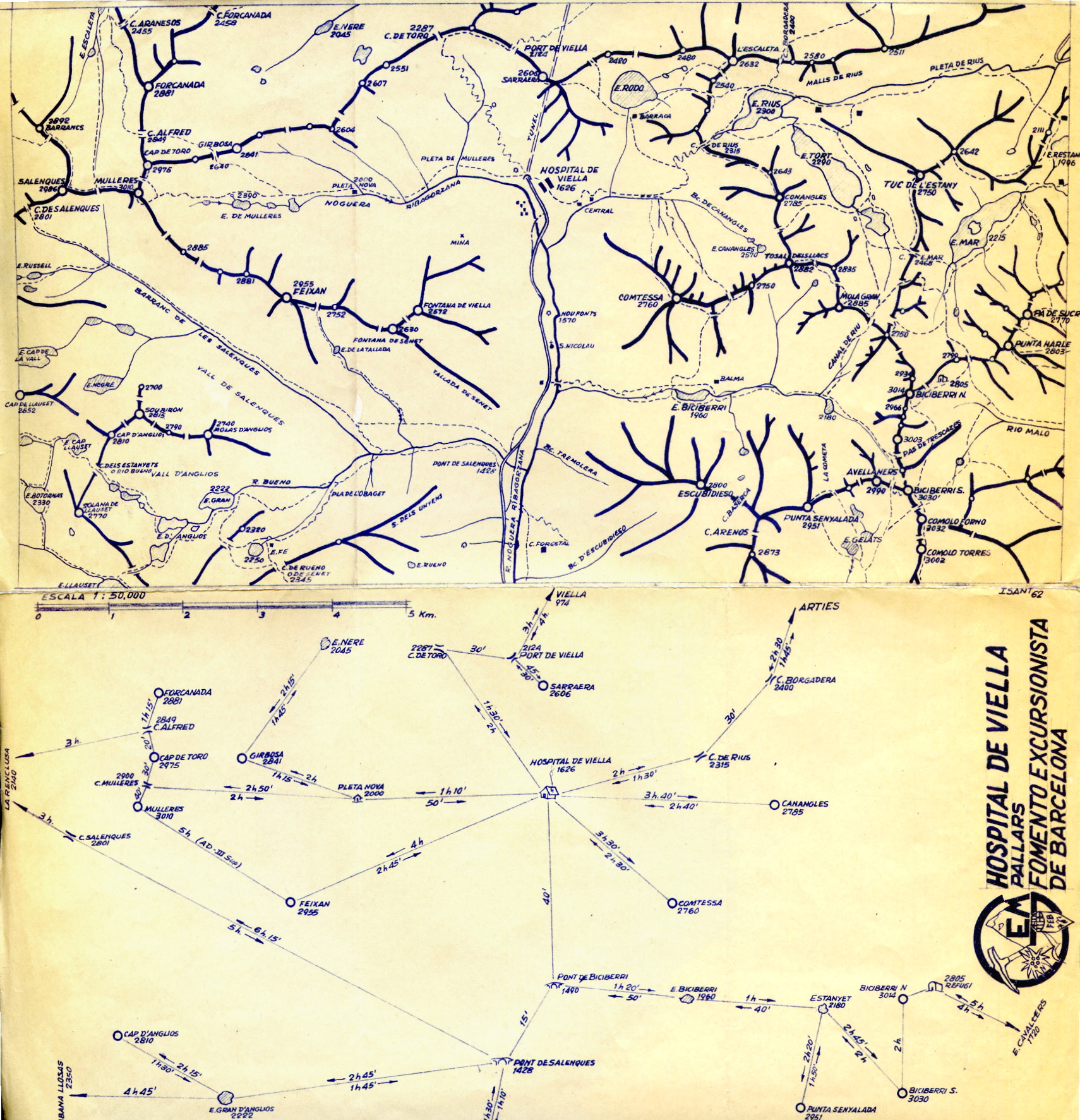Hospital de Viella : Esquema de itinerarios y horarios - Miniatura 3