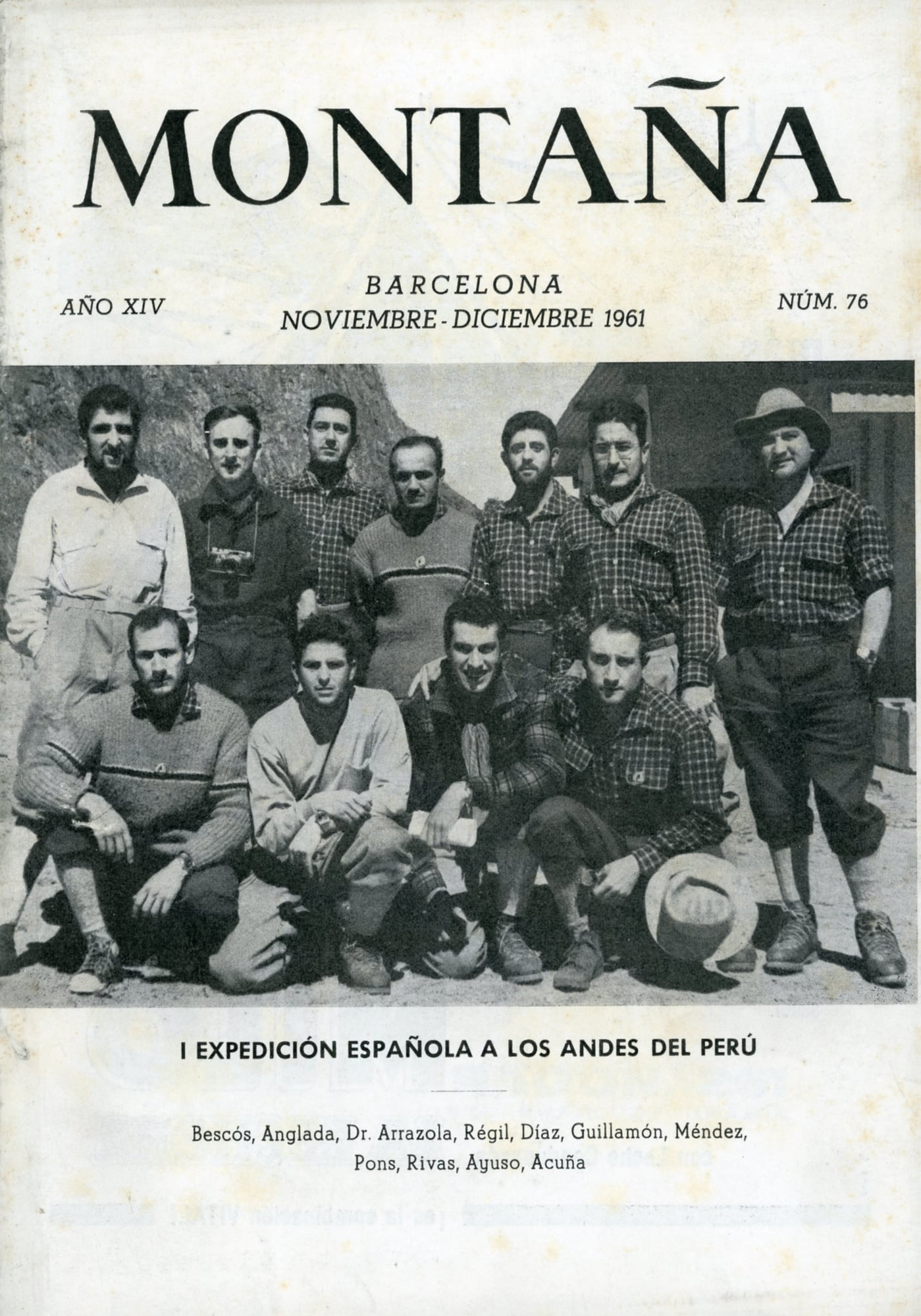 I Expedición Española a los Andes del Perú - Portada