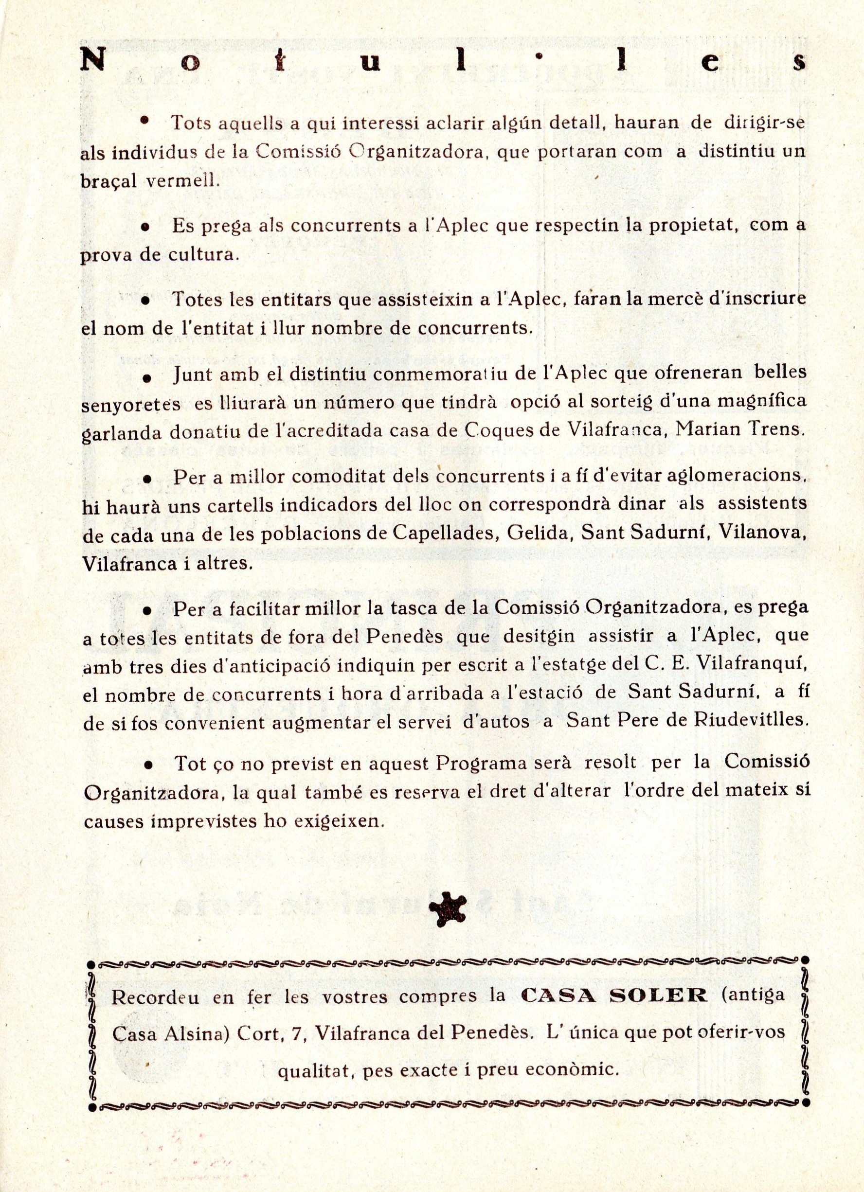 I Aplec excursionista i de germanor penedesenca a Sant Pere de Riudevitlles : 15 de juny de 1930 - Miniatura 6
