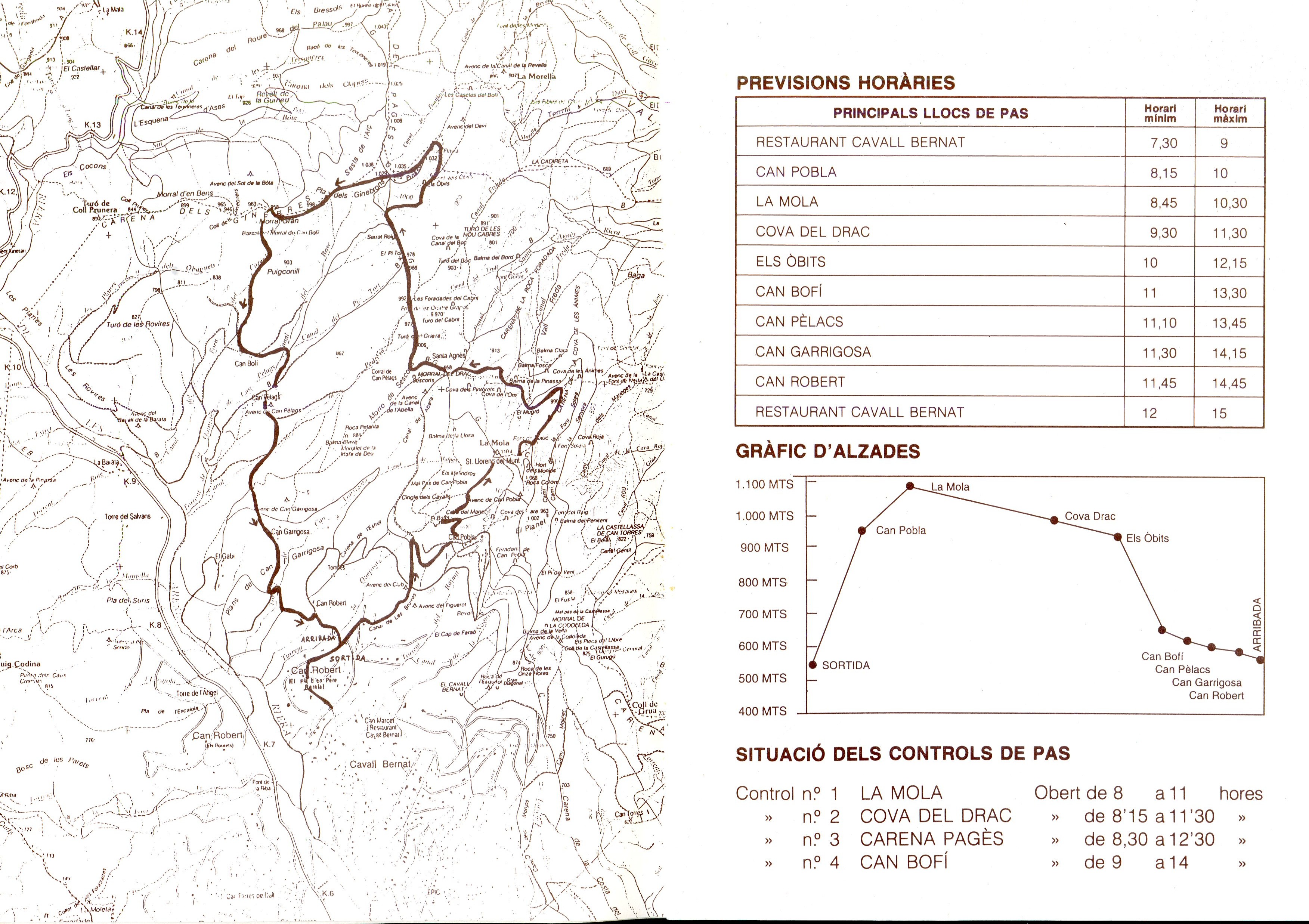 IX Ronda de Matadepera : Marxa Excursionista : 27 de etembre de 1992 - Miniatura 2