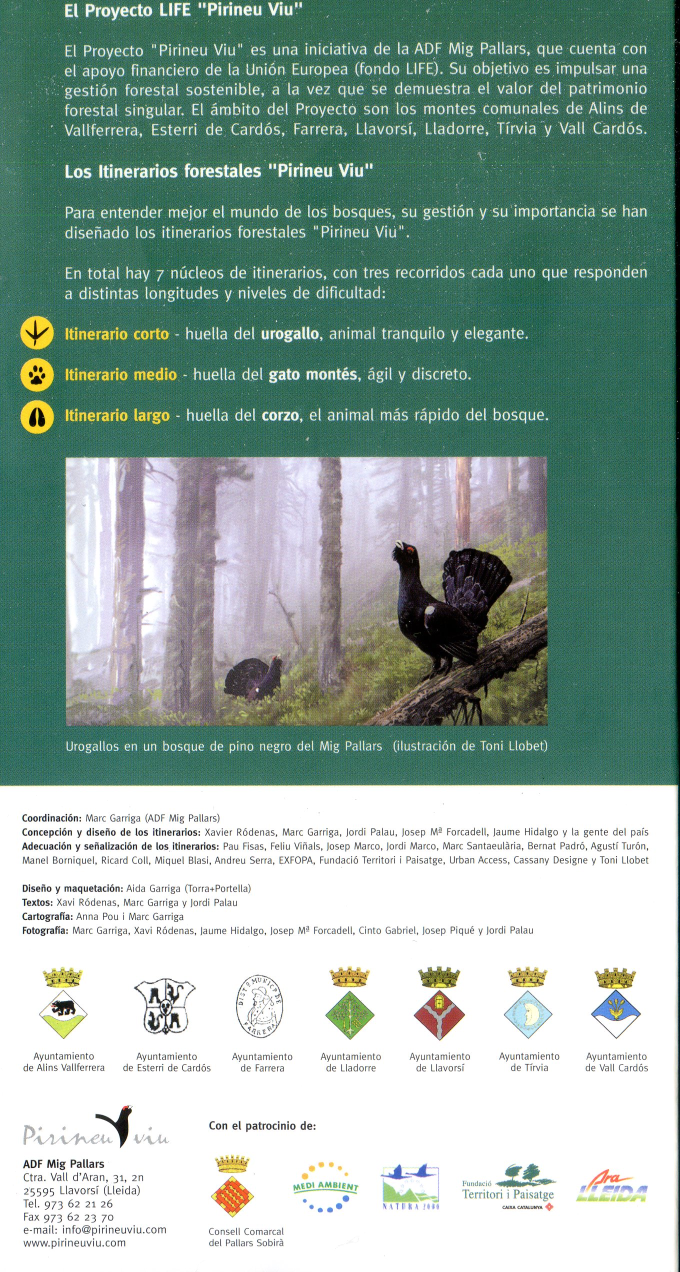 Itinerarios Forestales "Pirineu viu" : Proyecto LIFE "Pirineu viu" - Miniatura 3