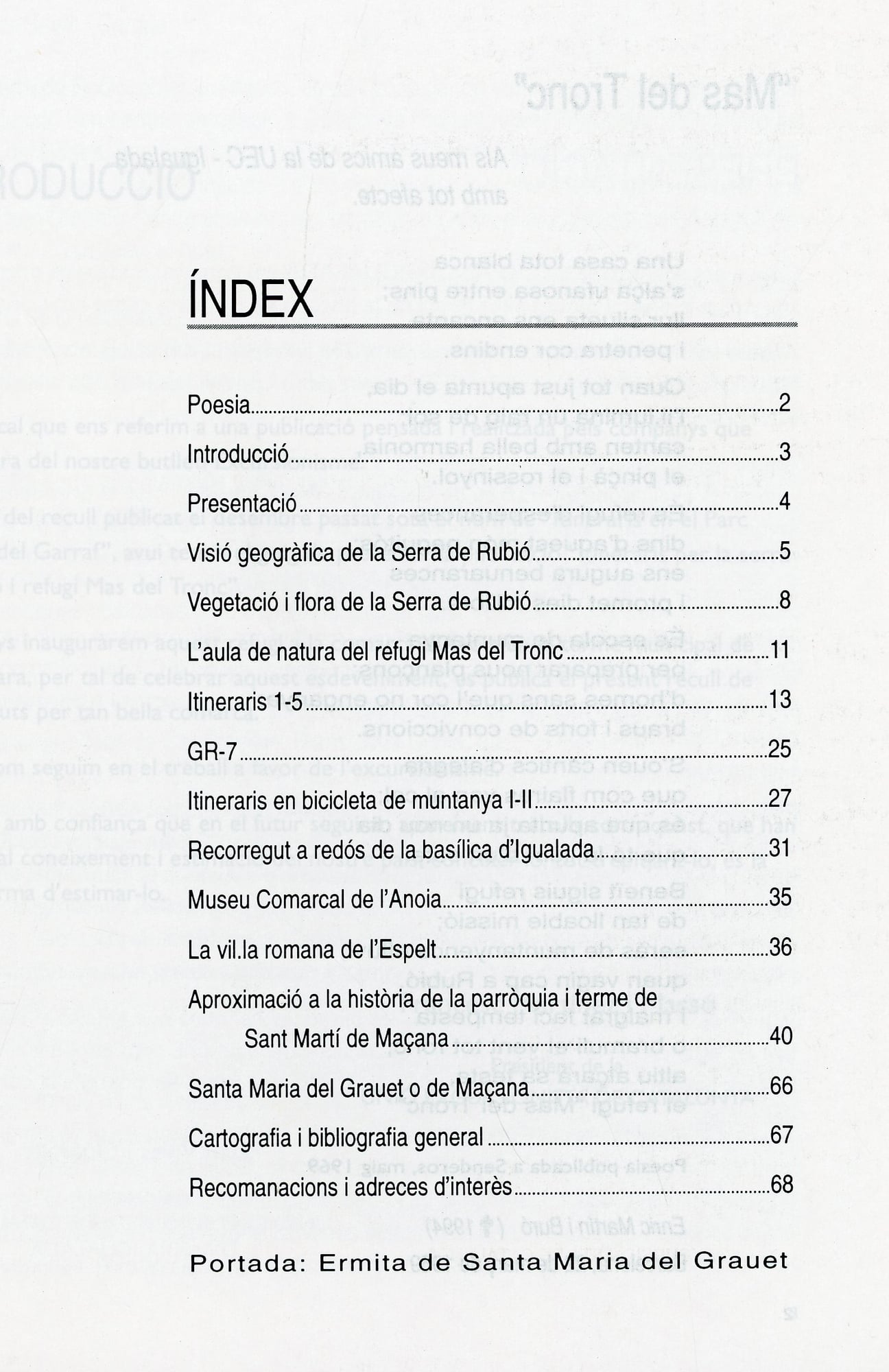 Itineraris per la Serra de Rubió i Refugi Mas del tronc (Anoia) - Miniatura 2