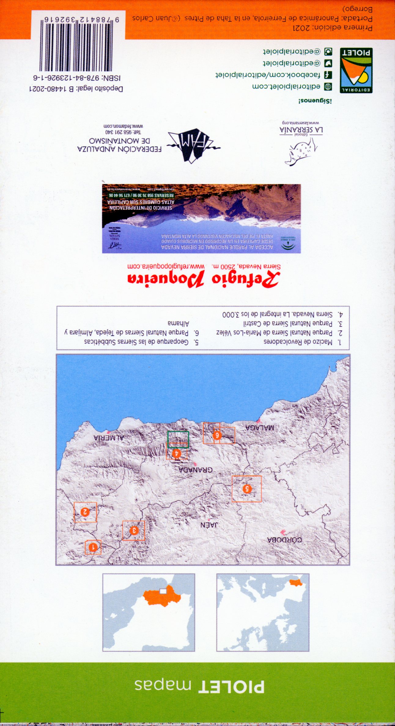 Alpujarra, La : Valles del Lanjarón, Poquiera, Trévelez y Taha de Pitres : Órgiva, sierras de Lújar y de la Contraviesa - Miniatura 2