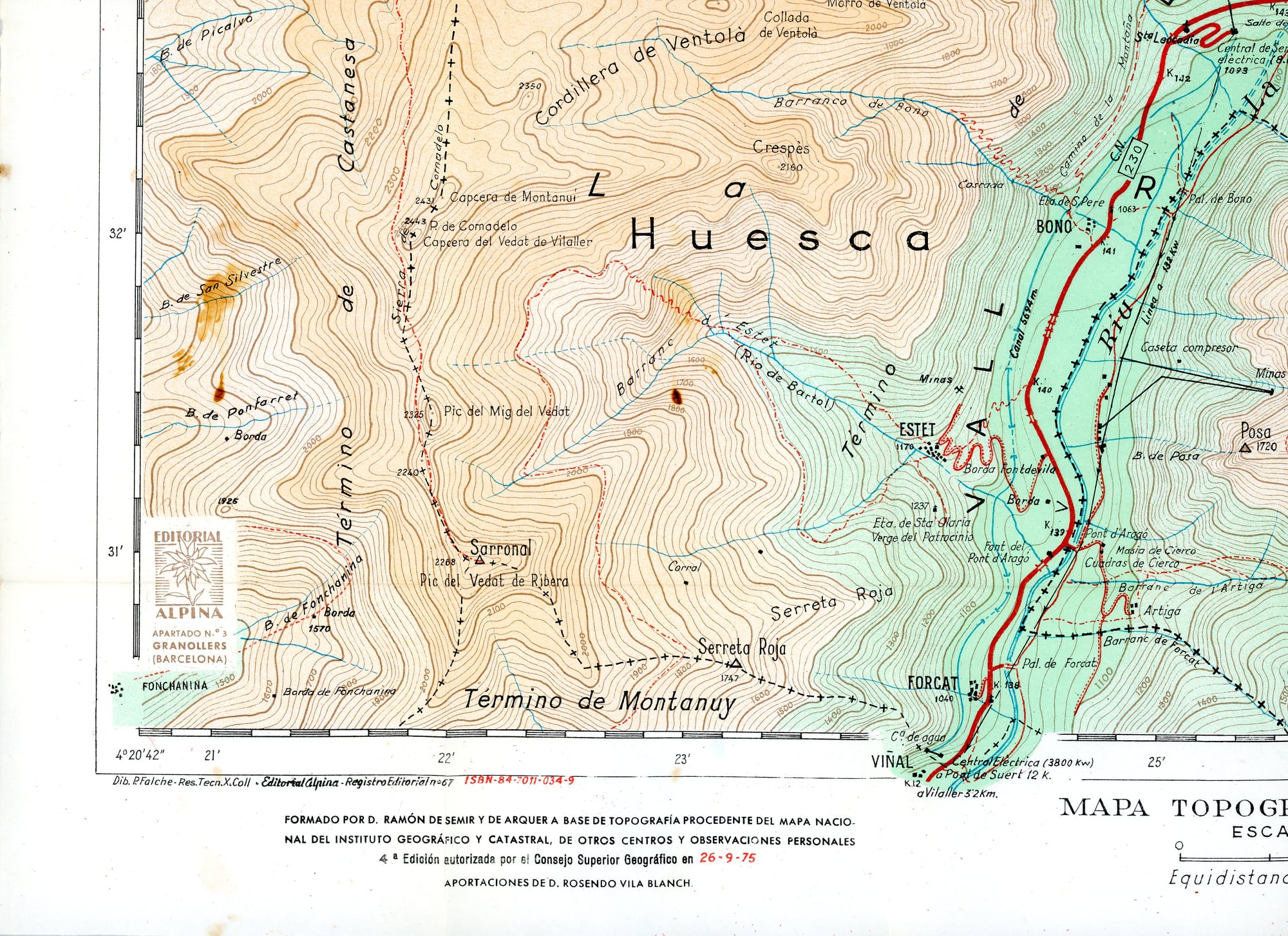 Ribagorça, La : Ruta de la Vall d'Aran : Mulleres - Besiberri - Gelada - Salenques - Llauset - Fenarroi : Senet - Aneto - Bono - Miniatura 5