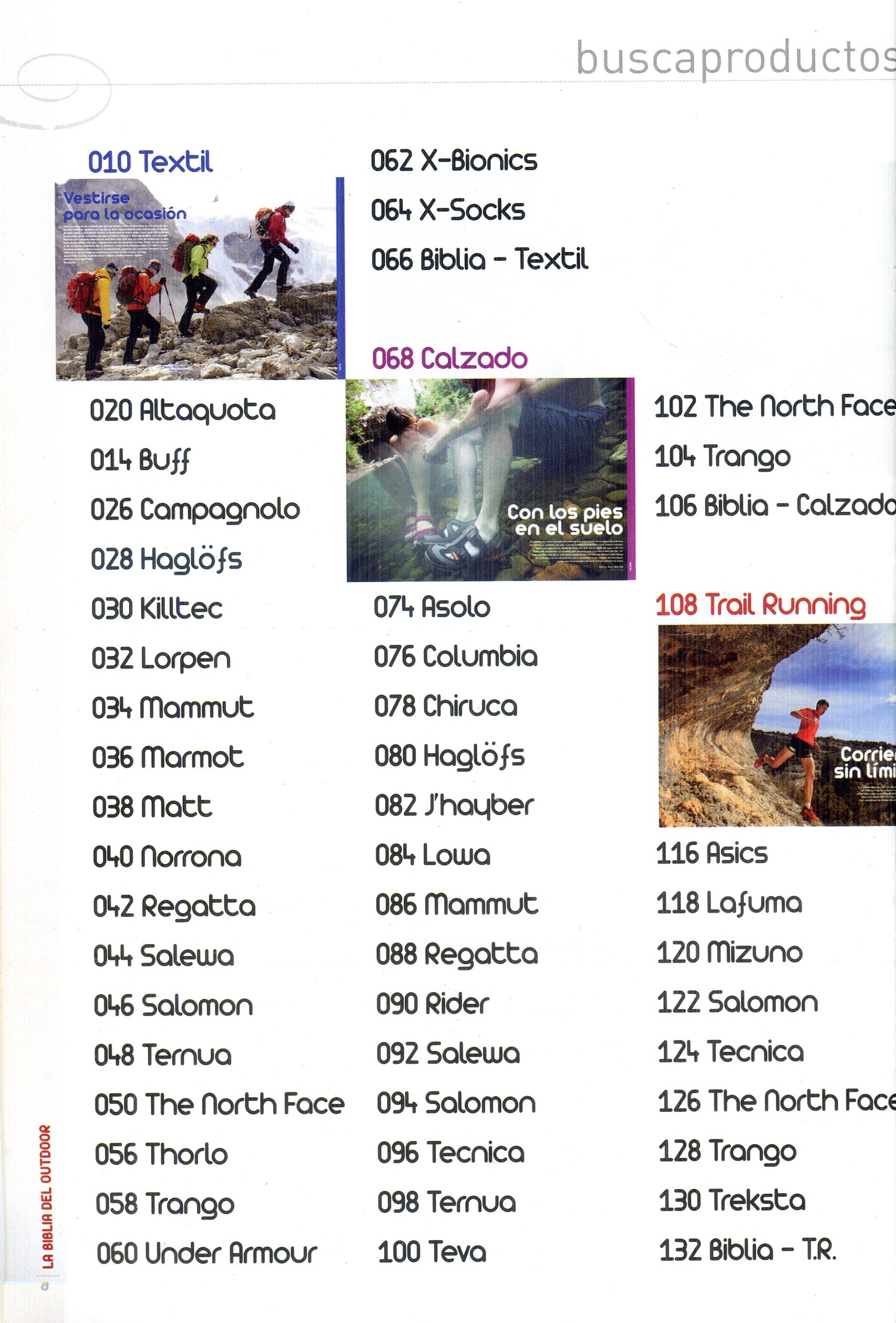 biblia del outdoor, La : Las mejores marcas y la oferta más amplia para la práctica del deporte de montaña y aire libre - Miniatura 3