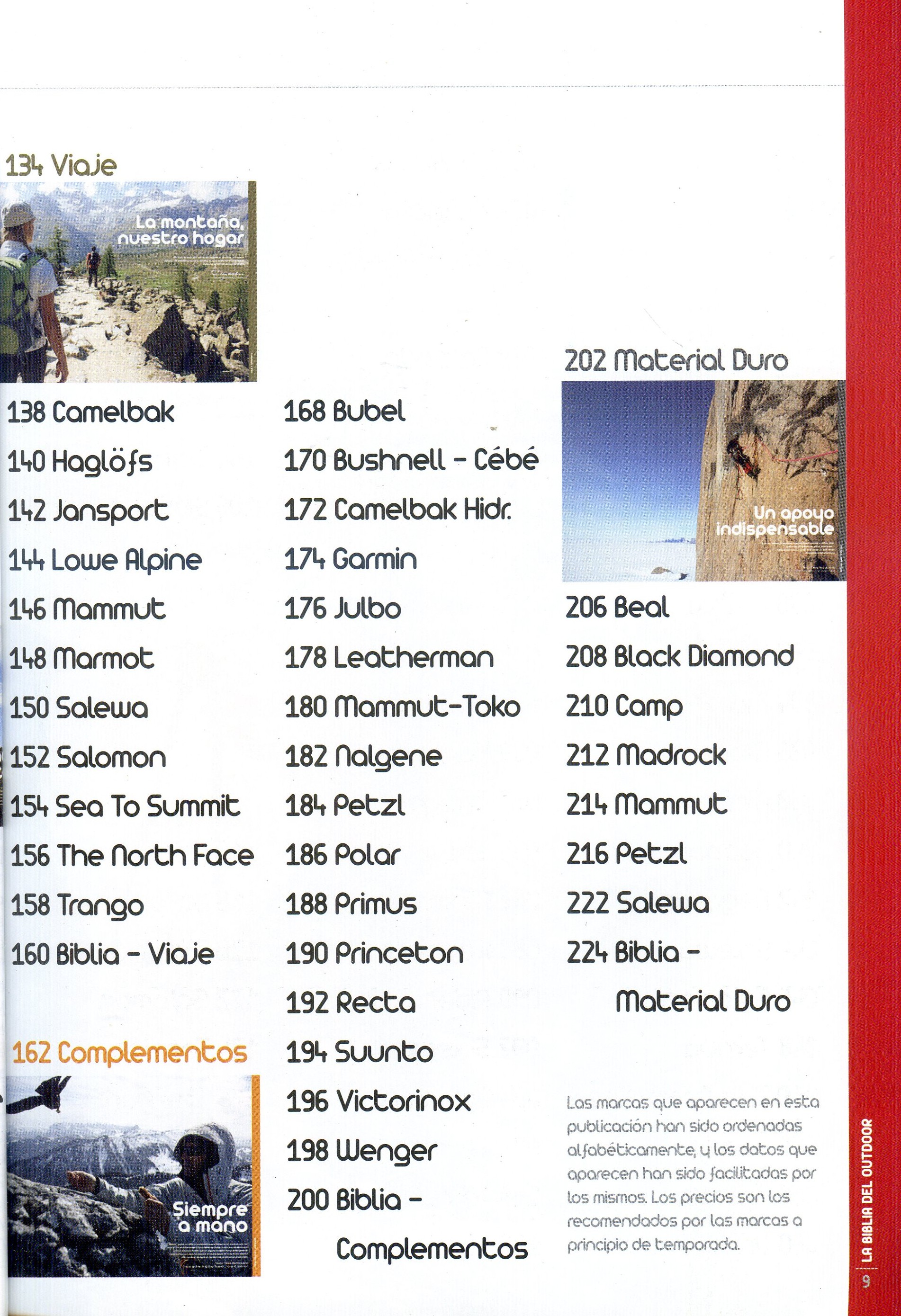 biblia del outdoor, La : Las mejores marcas y la oferta más amplia para la práctica del deporte de montaña y aire libre - Miniatura 4