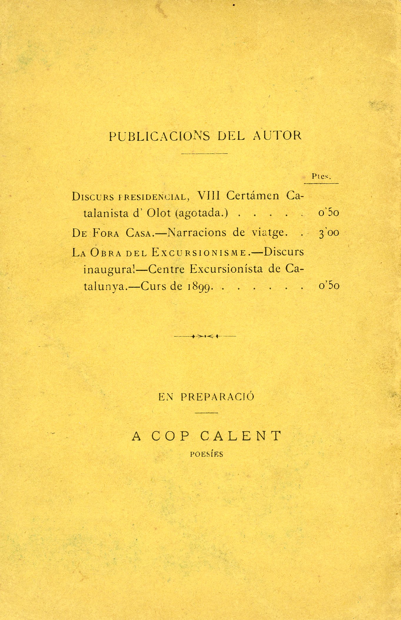 obra del excursionisme, La  [Discurs presidencial llegit en lo "Centre Excursionista de Catalunya" en la sessió inaugural del curs de 1899] - Miniatura 3