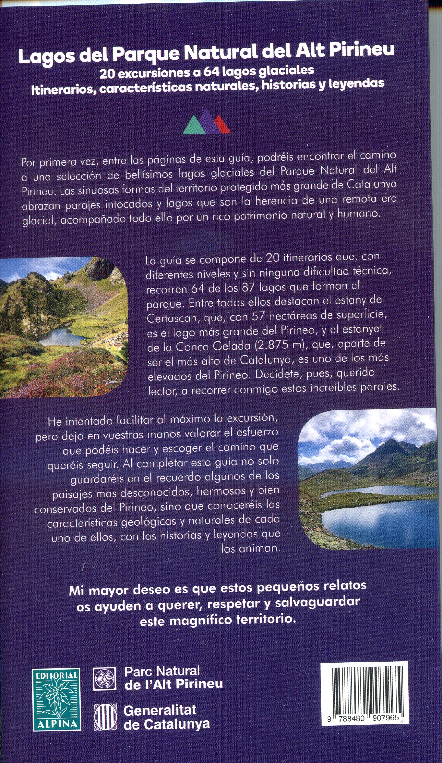 Lagos del Parque Natural del Alt Pirineu : Excursiones a 64 lagos - Miniatura 2