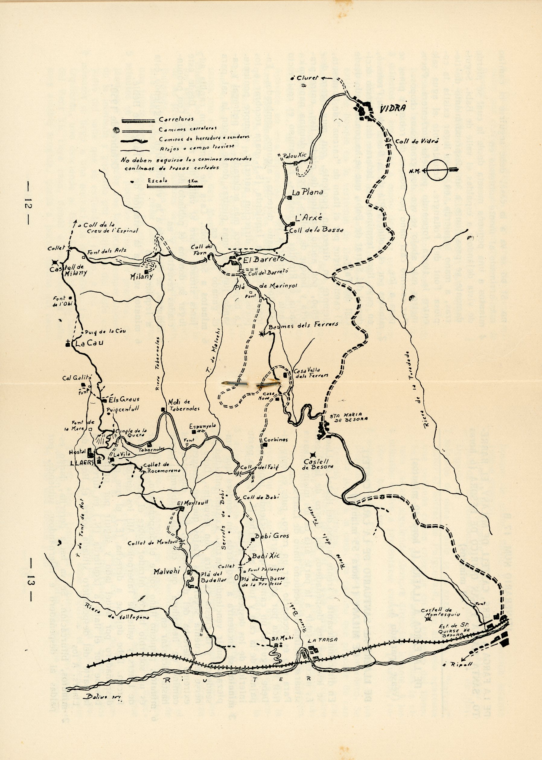 Itinerarios Excursionistas de Cataluña (Ripollés: Llaers-Babi-Milany-El Barretó) - Miniatura 2