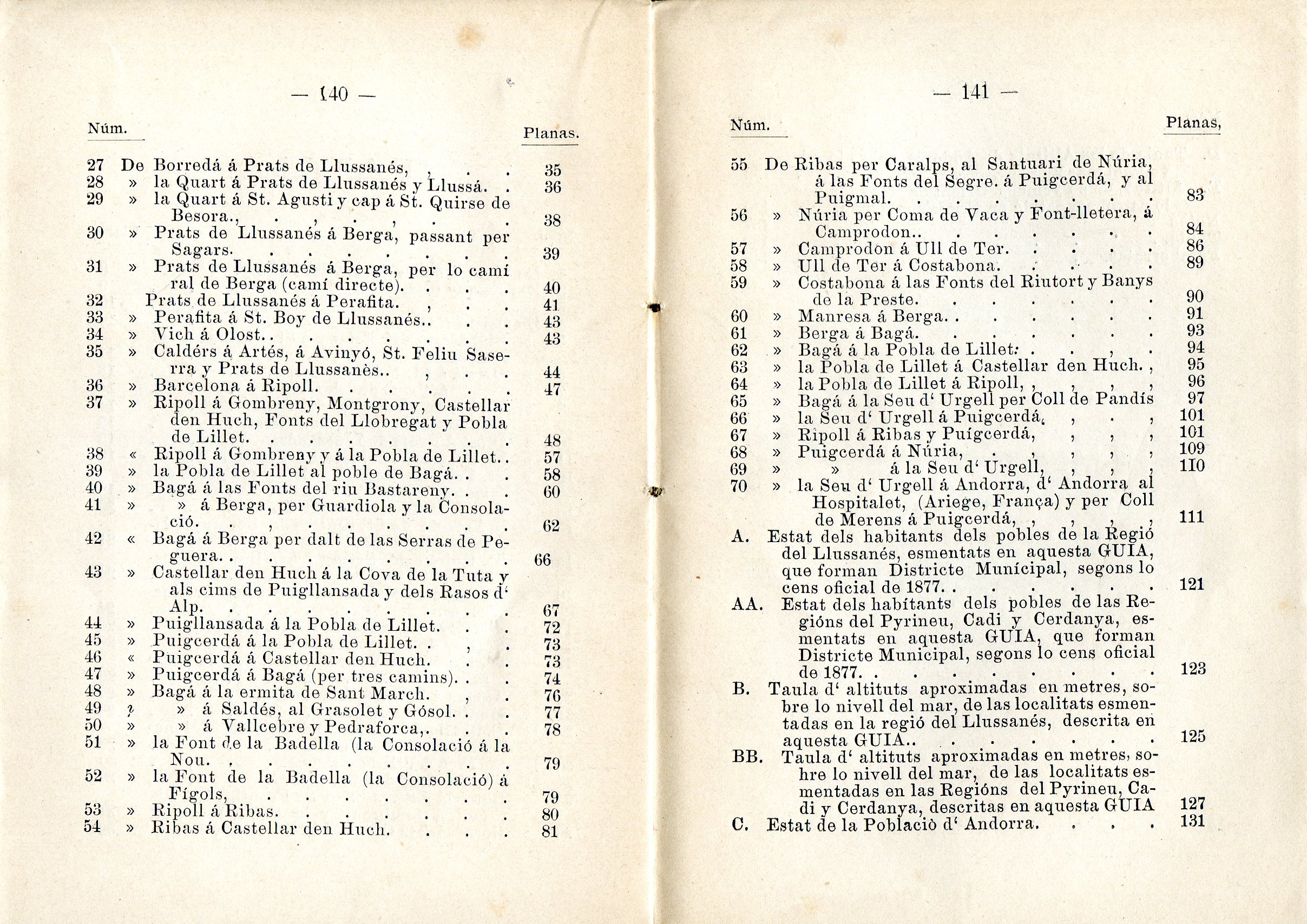Guia itineraria de las regions del Llussanés , Pyrineus, Cerdanya, Serras de Cadí y Andorra ó sia de las Fonts del Bastareny y del Llobregat, á las del Segre y a las del Ter y Riutort : Dividida en 70 itineraris - Miniatura 4