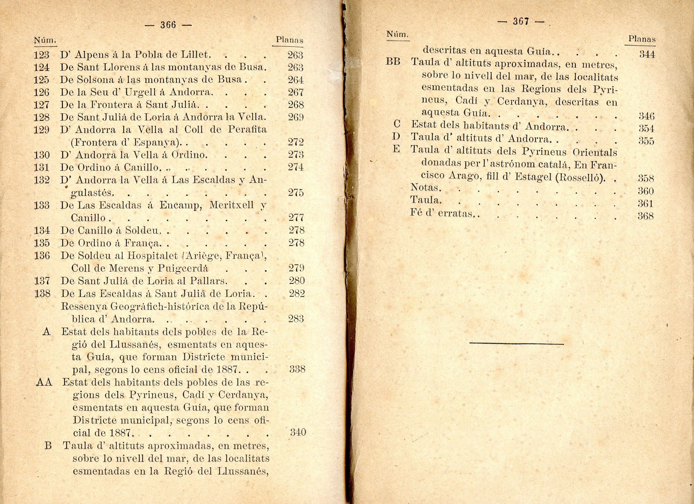 Guia-itineraria de las regions del Llussanés , Pyrineus, Cerdanya, Serras de Cadí y Andorra ó sía de las concas de las Fonts del Bastareny y del Llobregat, á las del Segre y a las del Ter y Riutort, amb la ressenya geográfich-histórica de la rep d'Andorra - Miniatura 6