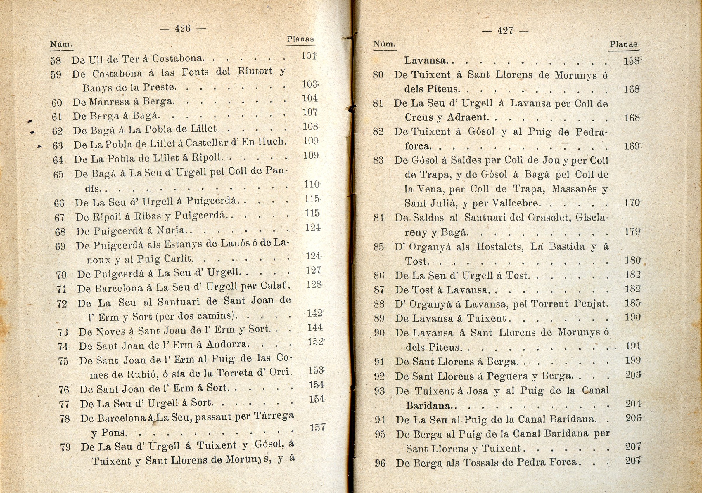 Guia-itineraria de las regions del Llussanés , Pyrineus, Cerdanya, Serras de Cadí y Andorra ó sía de las concas de las Fonts del Bastareny y del Llobregat, á las del Segre y a las del Ter y Riutort, amb la ressenya geográfich-histórica de la república d'A - Miniatura 5