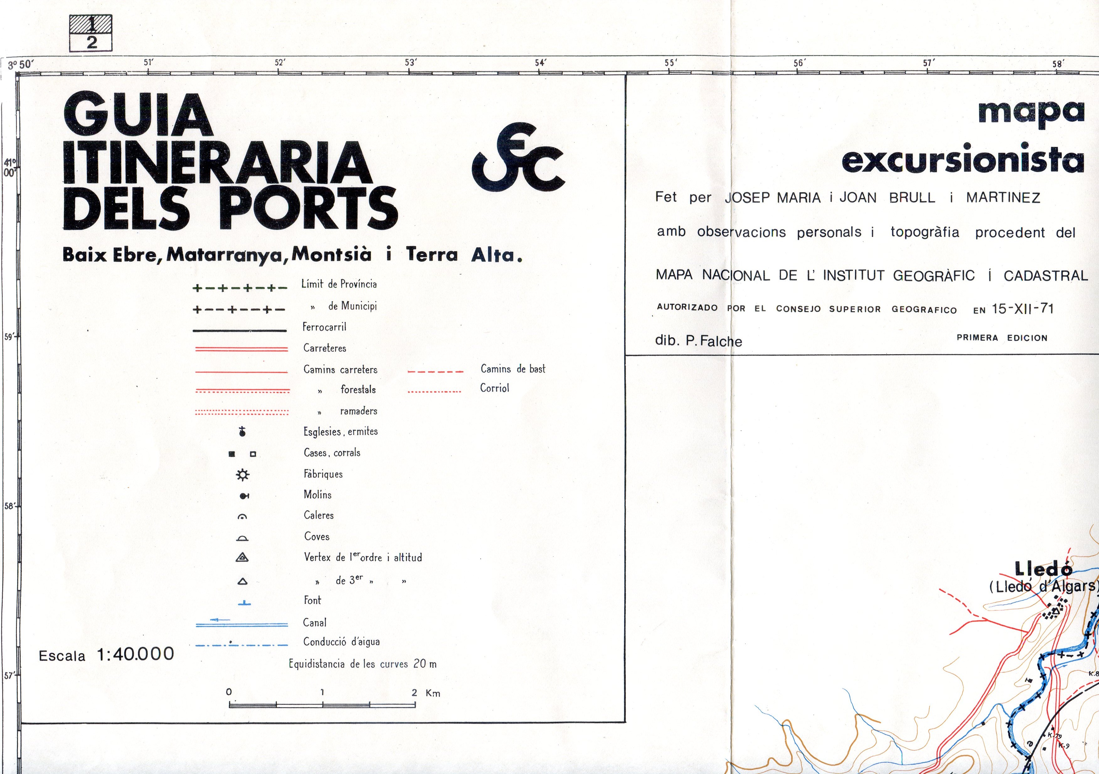 Guia itineraria dels Ports : Baix Ebre, Matarranya, Montsià i Terra Alta : mapa excursionista - Miniatura 2