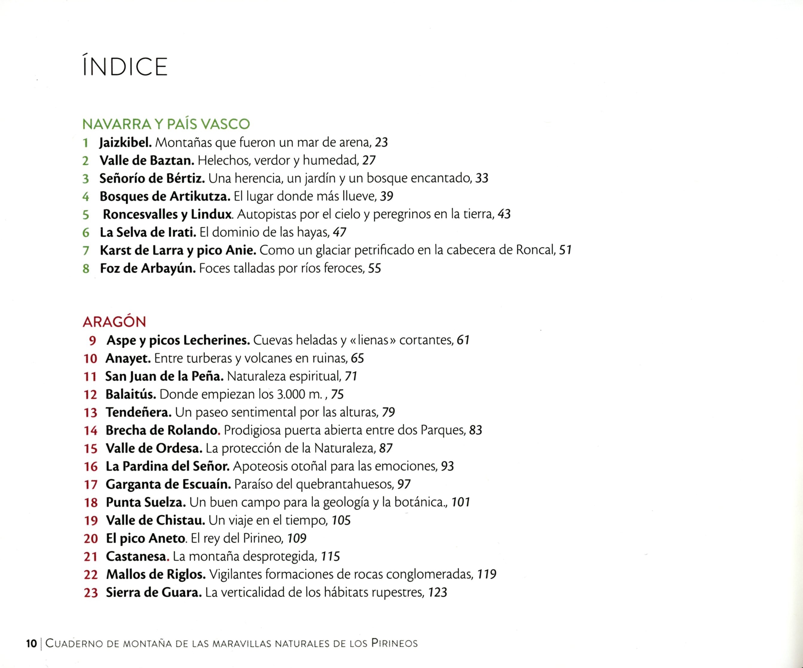Cuaderno de montaña de : Las maravillas naturales de los Pirineos - Miniatura 2