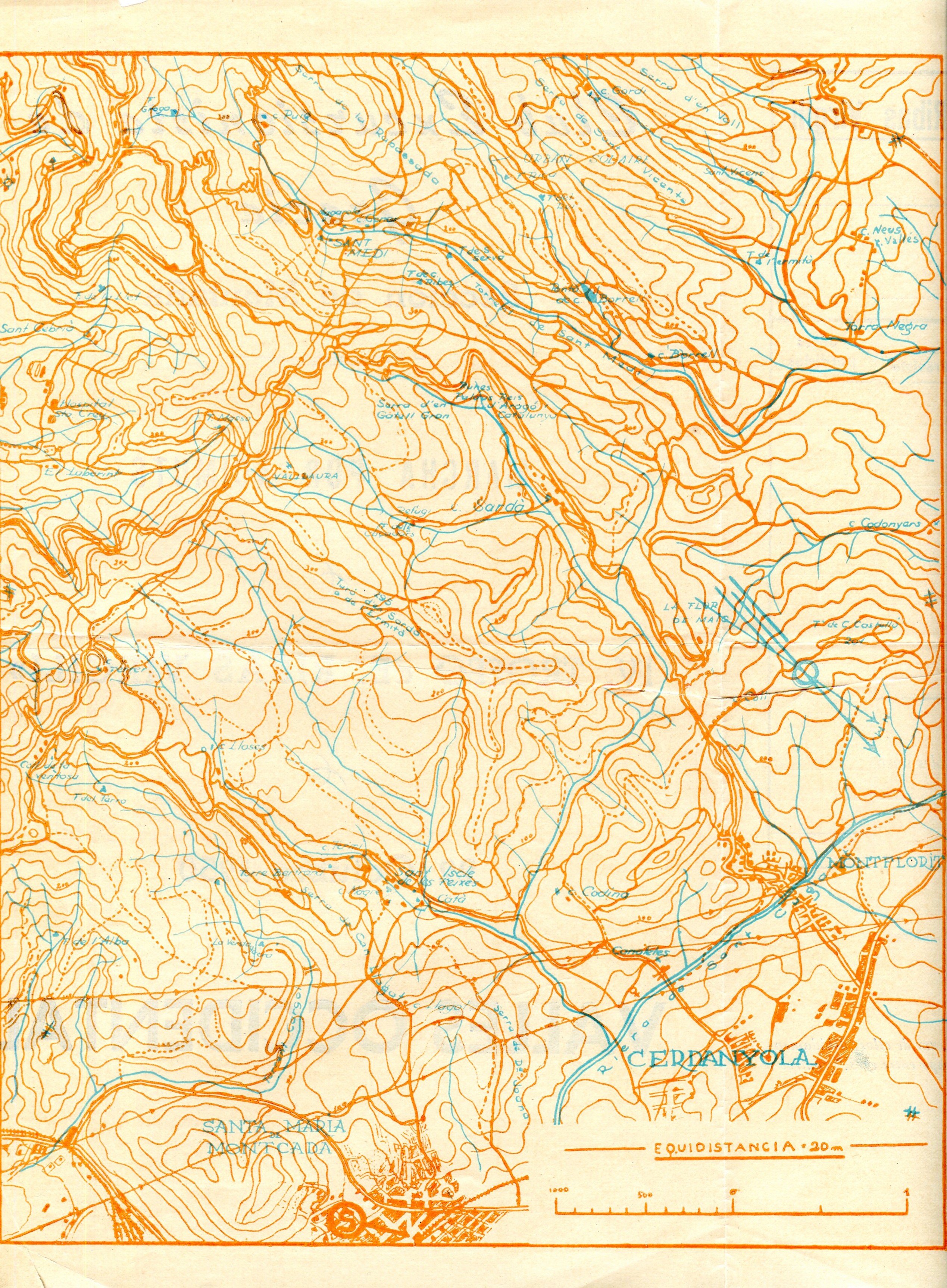 Marcha por Acimuts : IV Trofeo "E. Ribas Virgili" : 22 Octubre 1950 : Valles Occidental - Miniatura 2