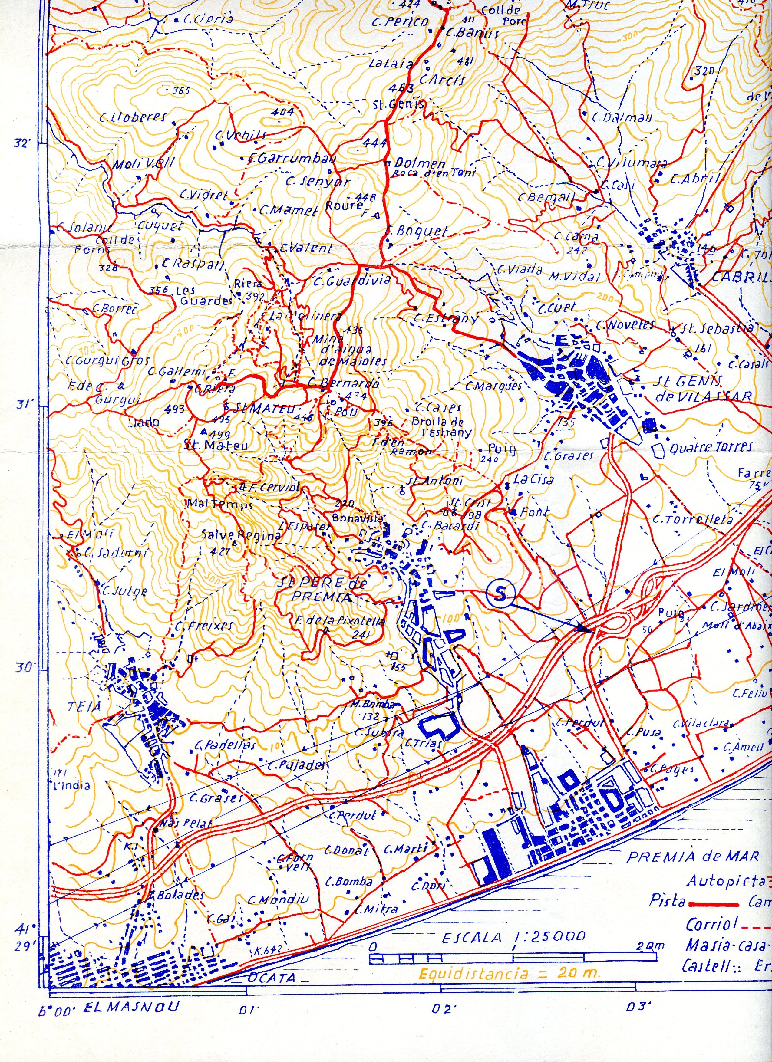 Marxa per Atzimuts : XXIII Trofeu "E. Ribas Virgili" : 16 Novembre 1969 : Maresme - Miniatura 2