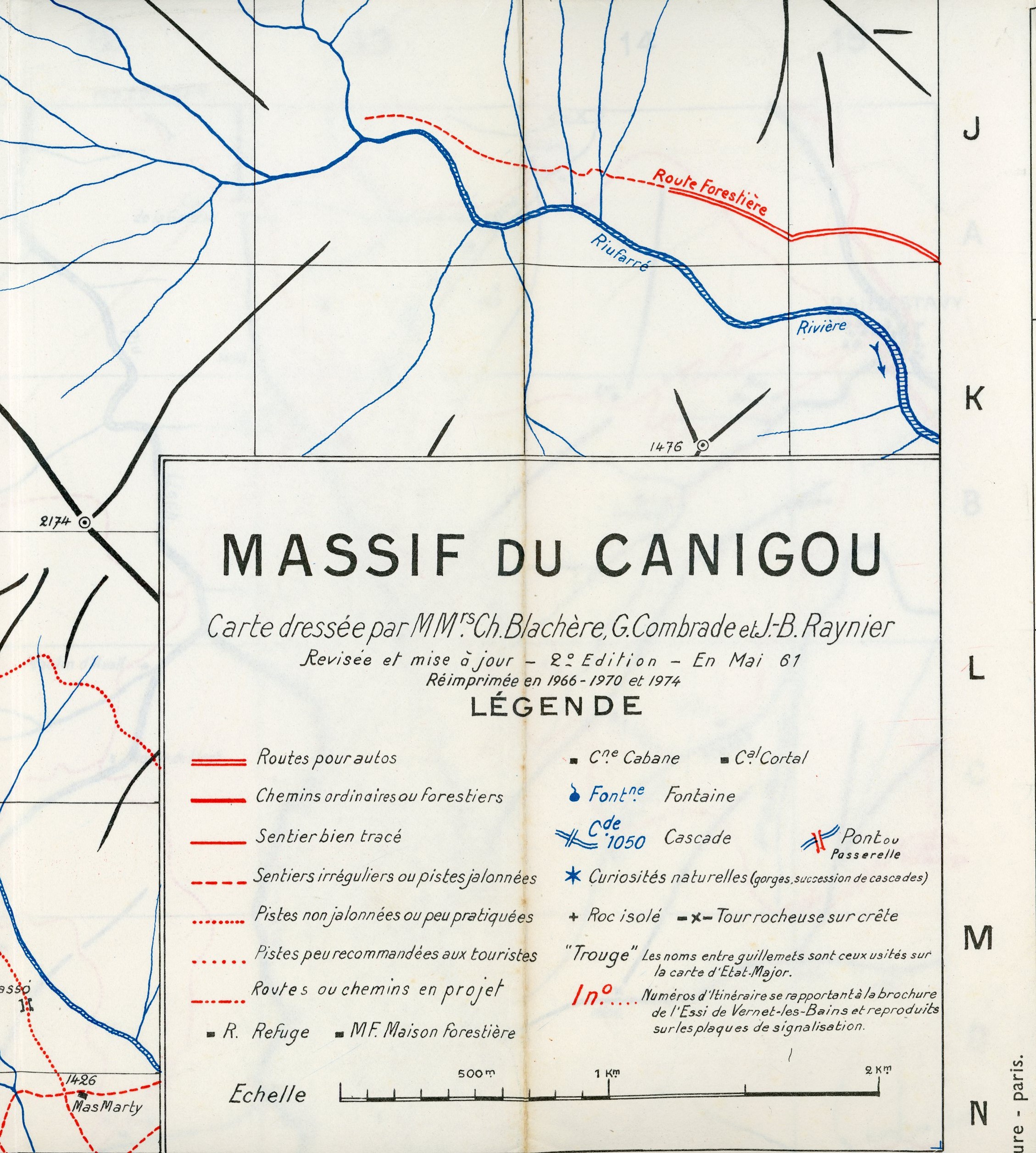 Carte touristique du massif du Canigou - Miniatura 3