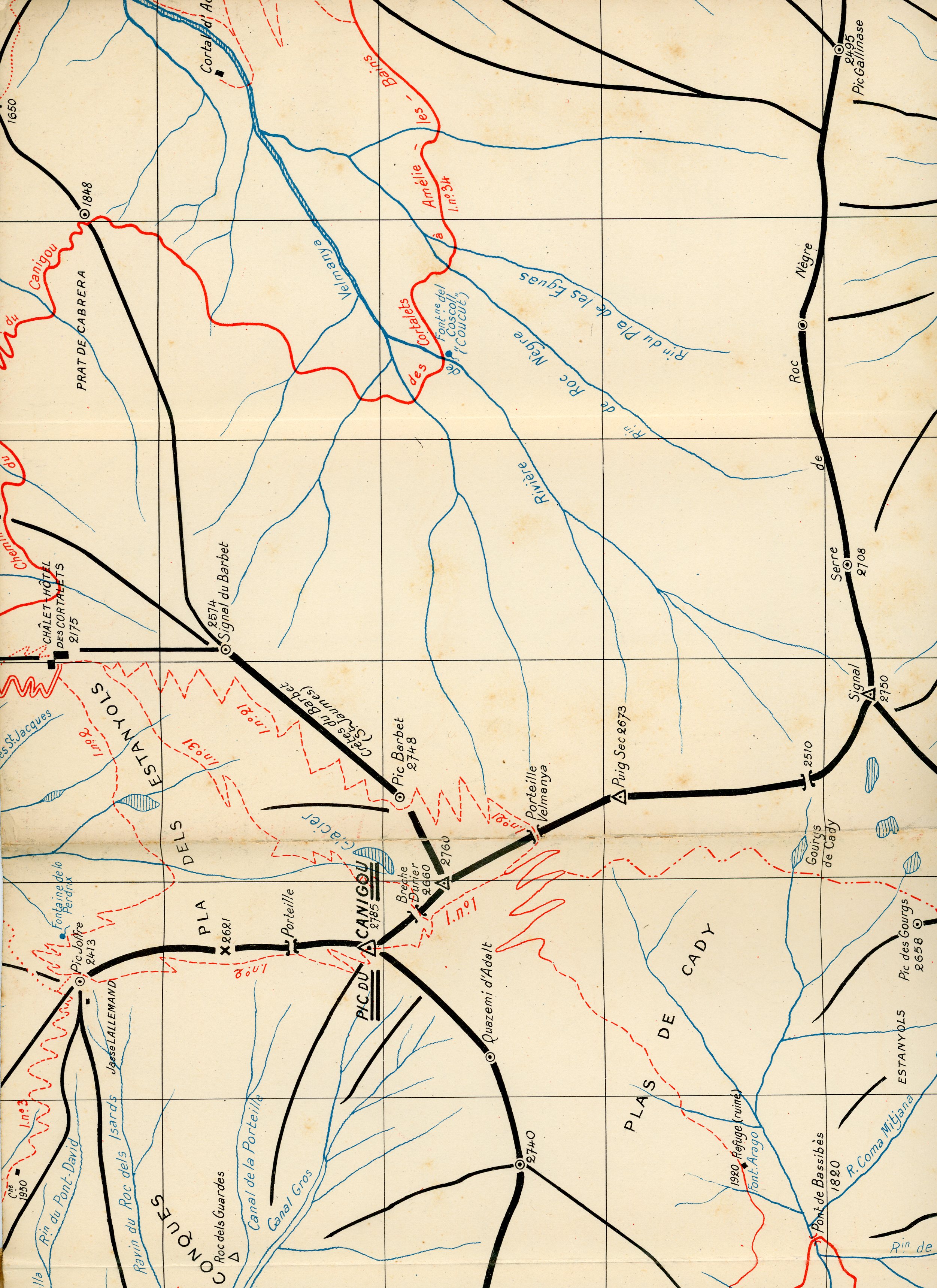 Carte Touristique du Massif du Canigou - Miniatura 2