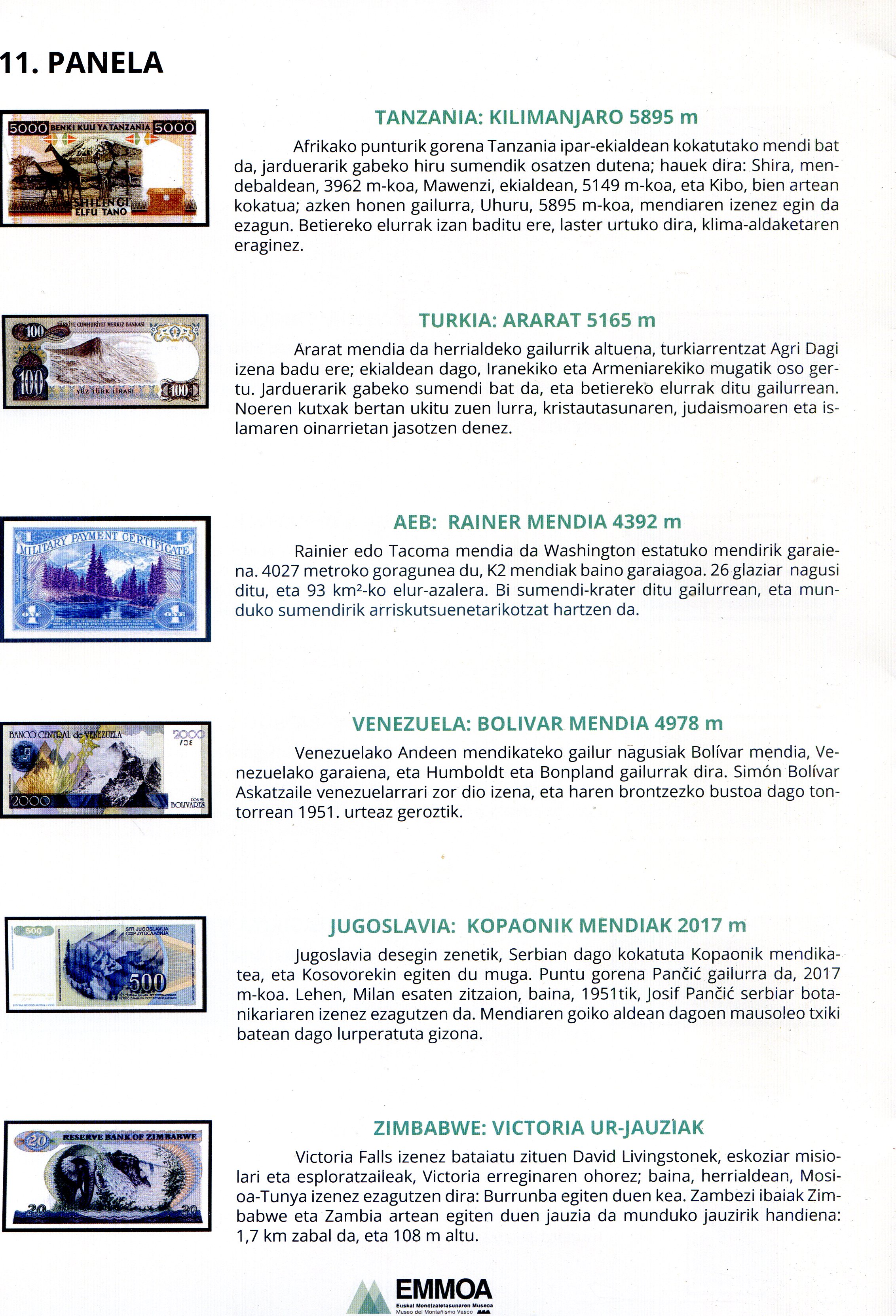 "Mendiz jantzitako dirua : Montañas de dinero" : Erakusketaren gidaliburua : Guia de la exposición - Miniatura 2