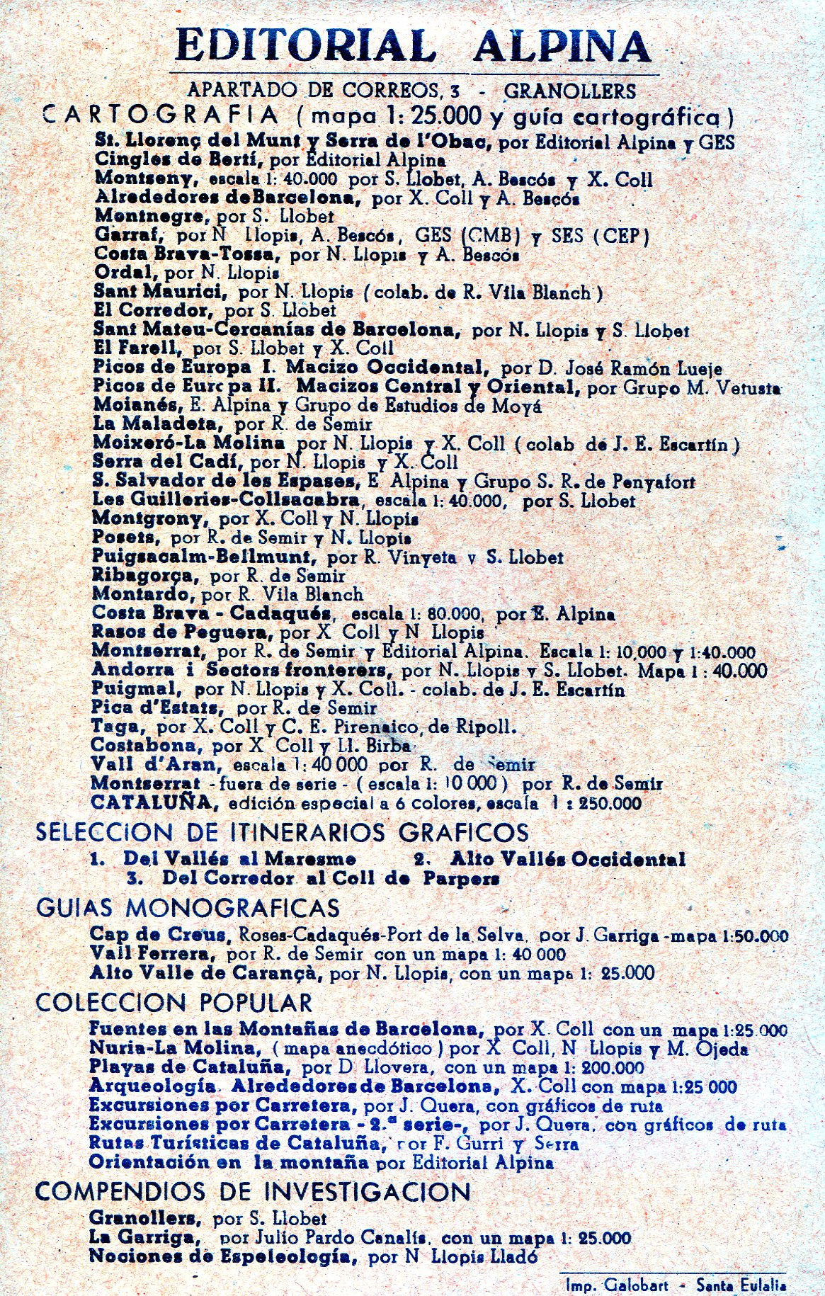 Moianès : Santa Maria d`Oló - L`Estany - Puig Rodors - Vall de Marfà - El Toll - Coll sa Espina - Granera - Miniatura 2