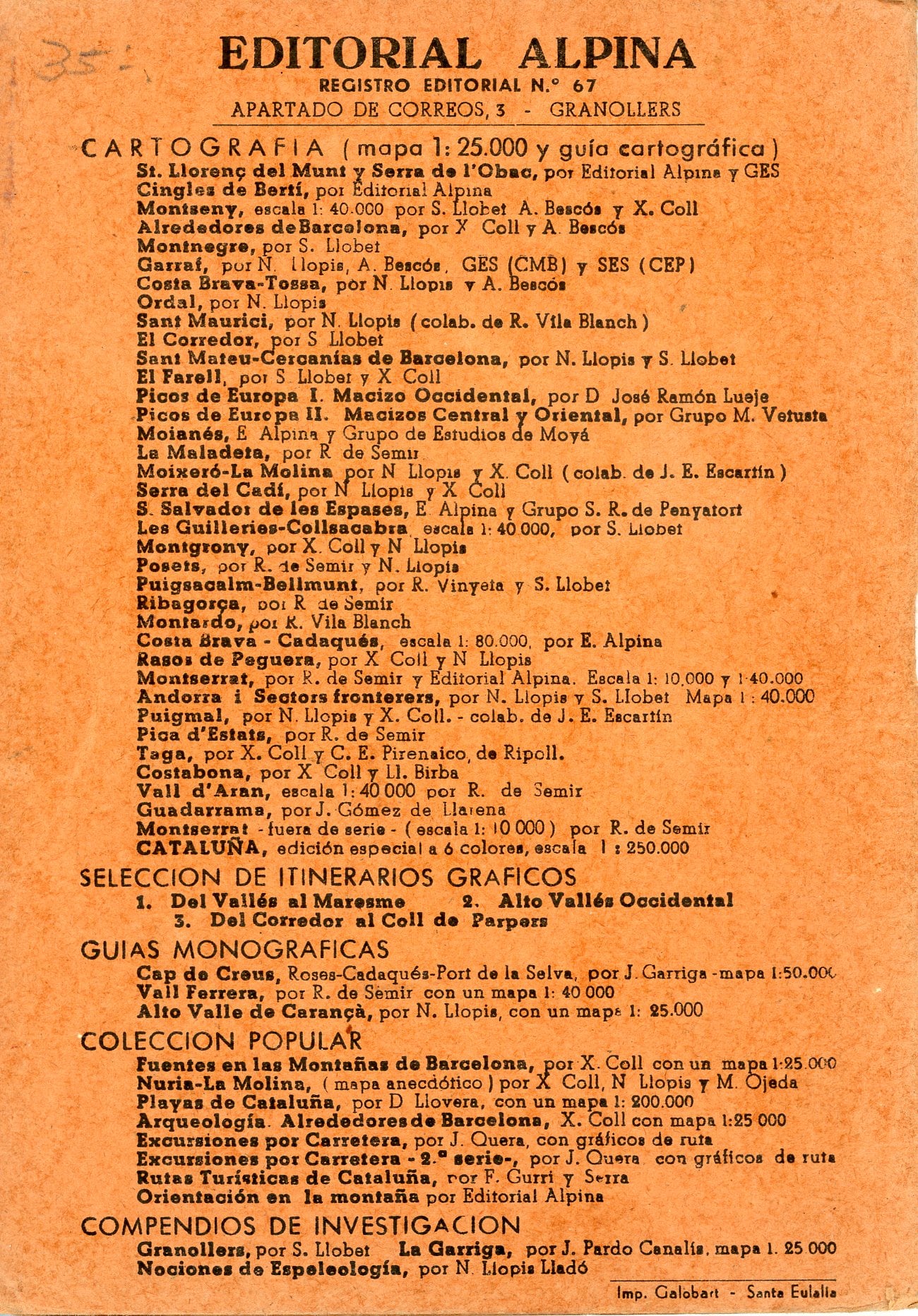 Montgrony : Fonts del Llobregat : Puig Llançada - Pujalts - Rasos de Tubau - Catllaràs - Miniatura 6
